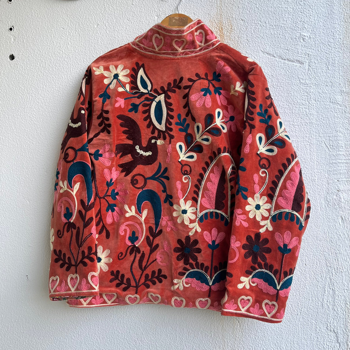 Jaipuri Thread Velvet Jacket