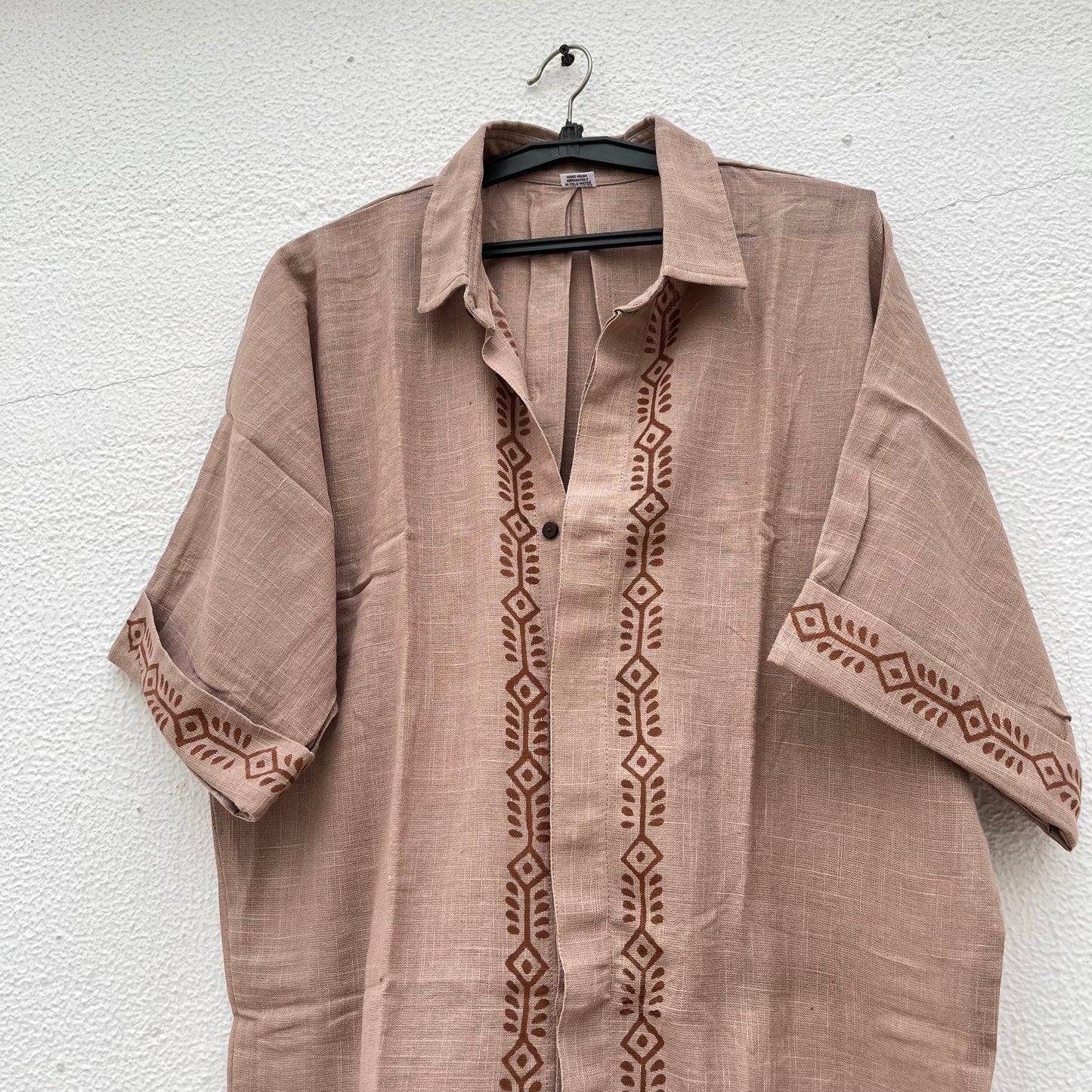 Rahgir Cotton Unisex Shirt 2.0 - Beige