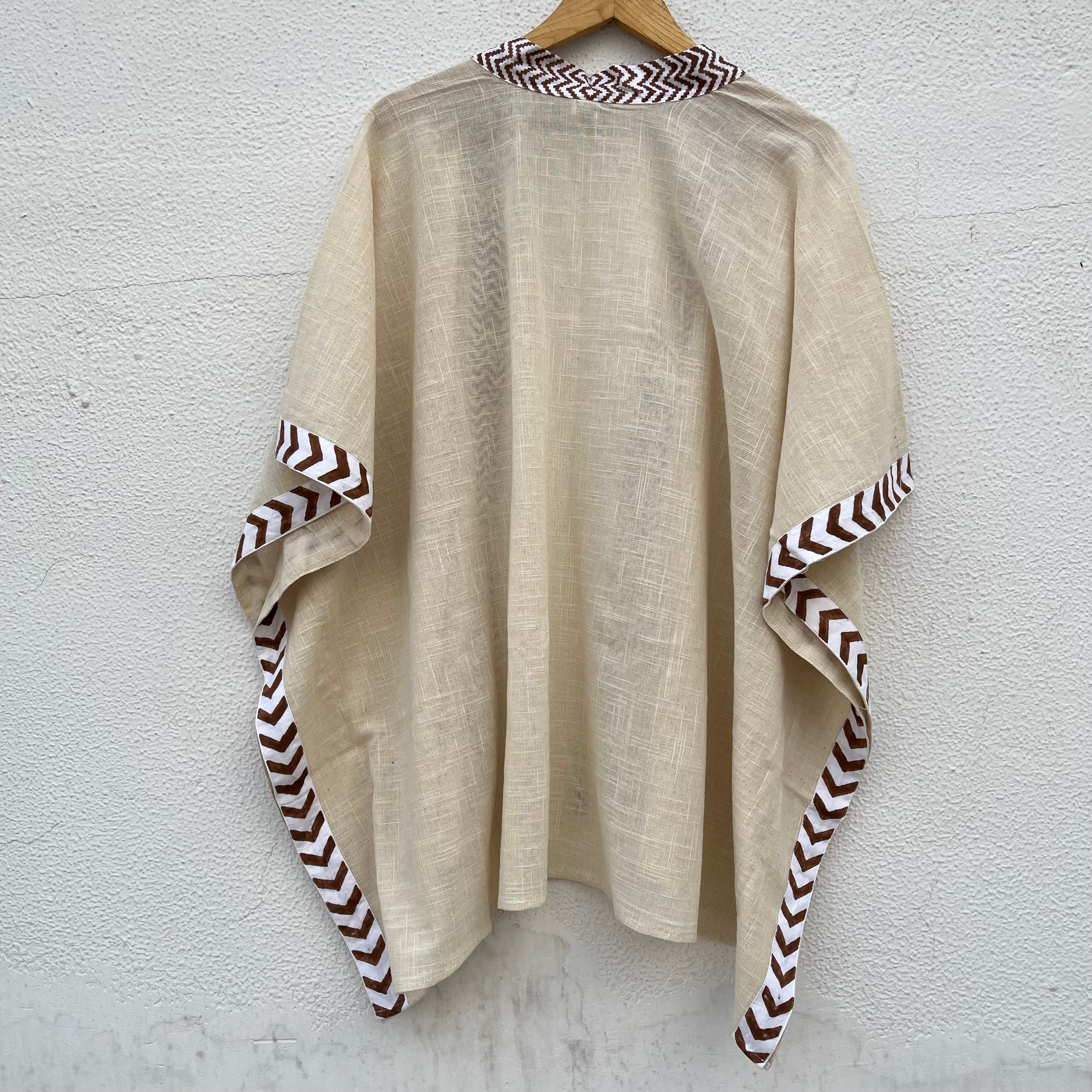 Karwaan Cotton Shrug - Warm Cream
