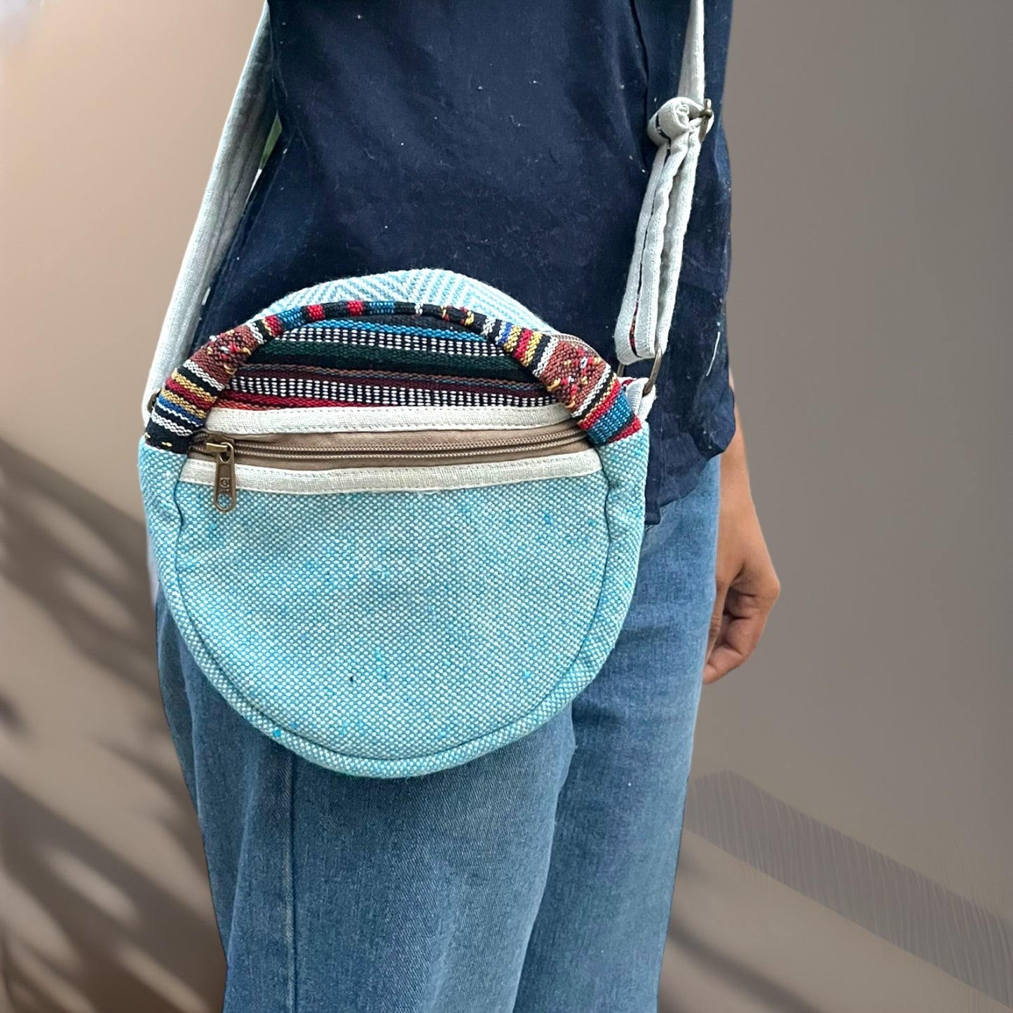 Round Sling Bag