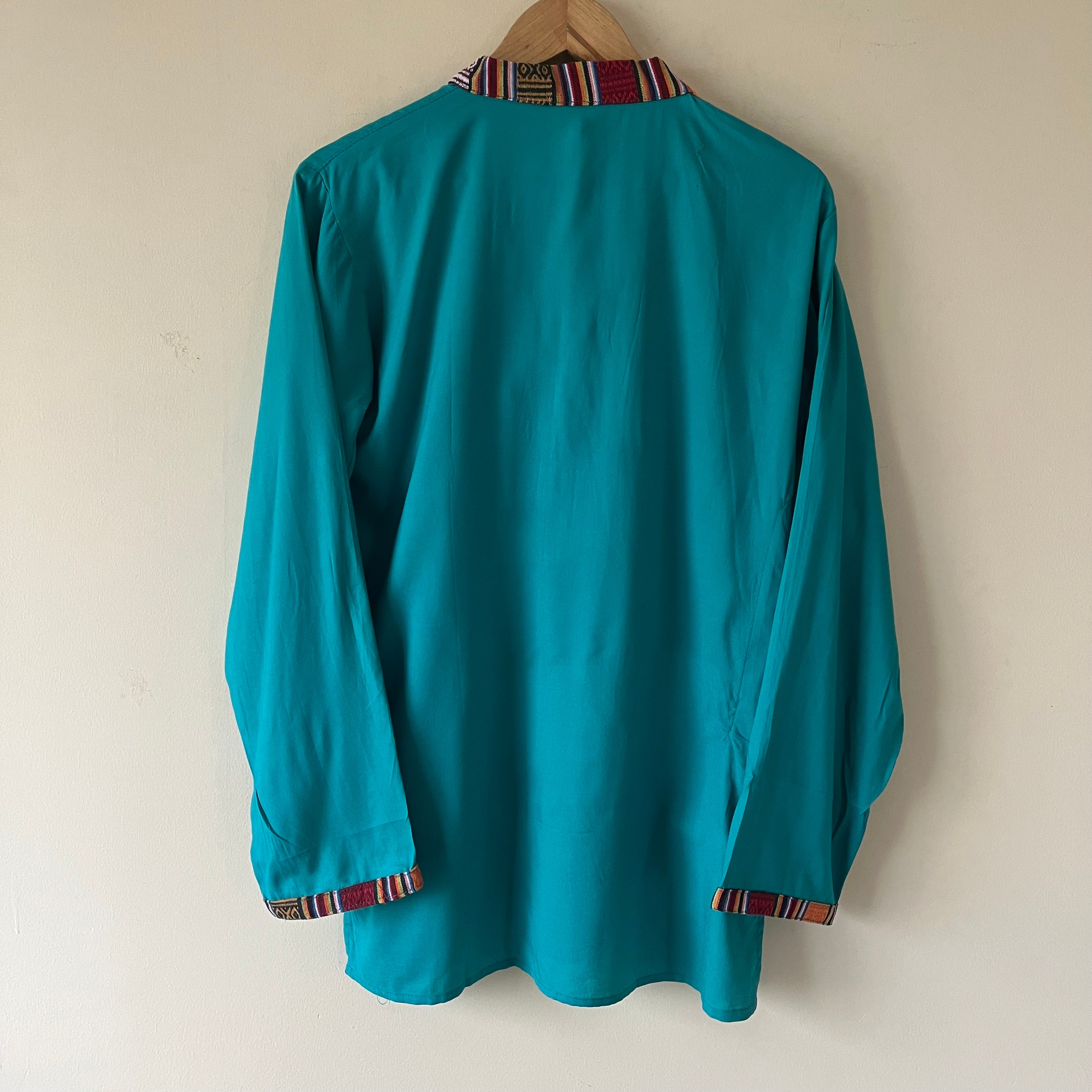 Nepali Kurta - Sky Blue