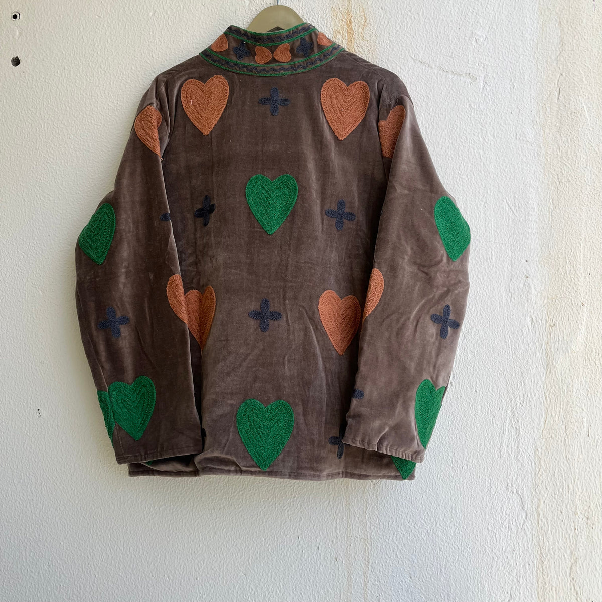 Jaipuri Thread Velvet Jacket