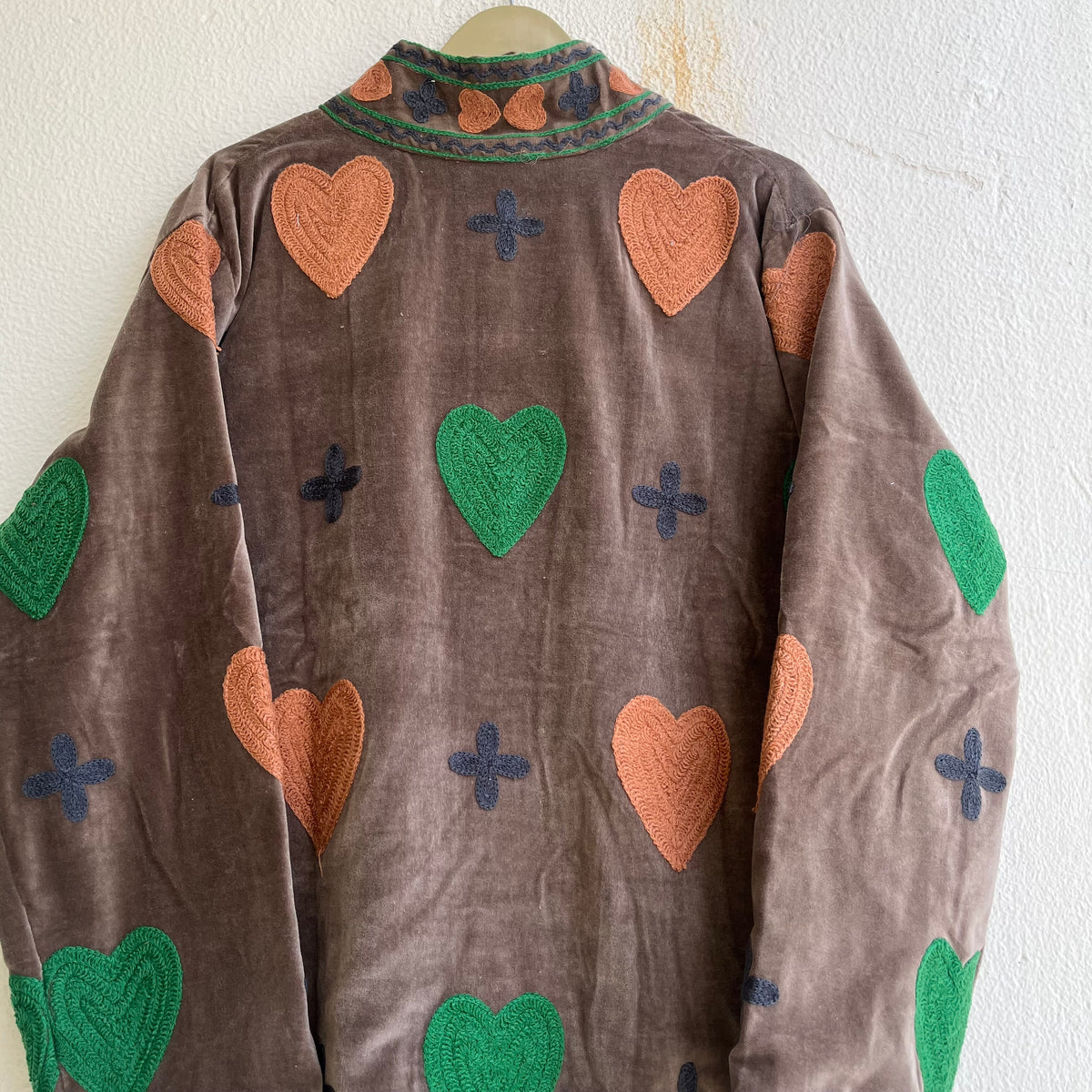Jaipuri Thread Velvet Jacket