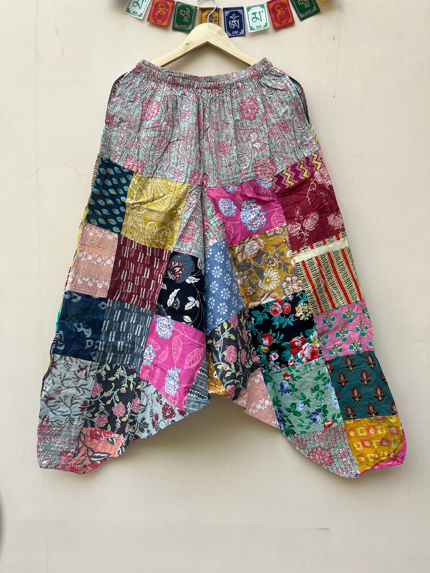 Patchwork Harem Pant