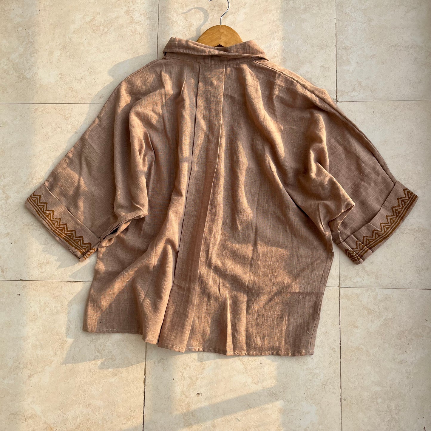 Rahgir Cotton Shirt - Light Sand