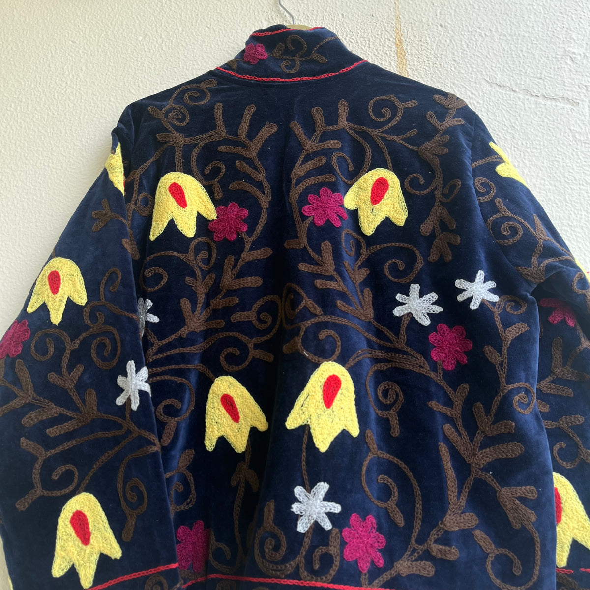 Jaipuri Thread Velvet Jacket