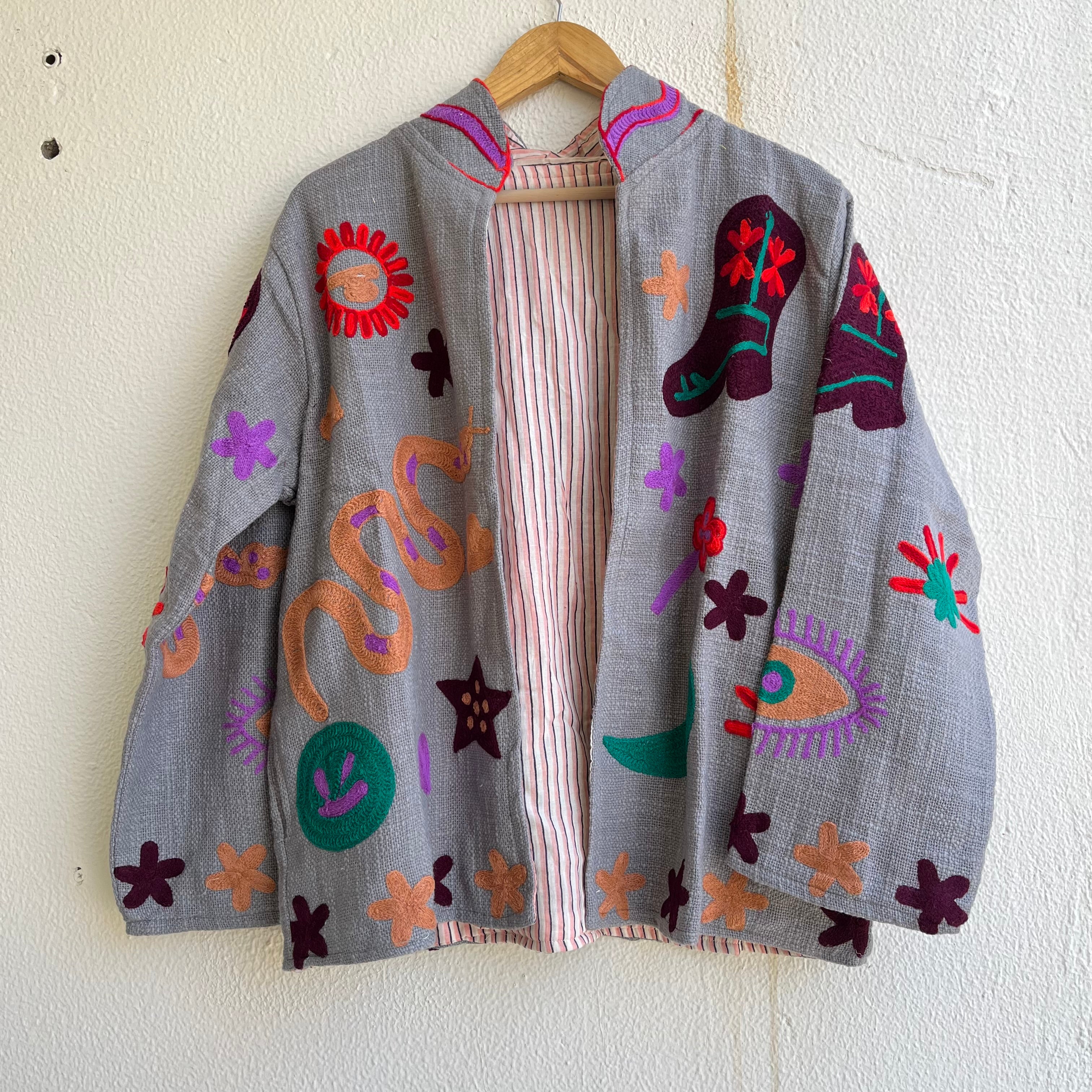 Jaipuri Thread Cotton Jacket