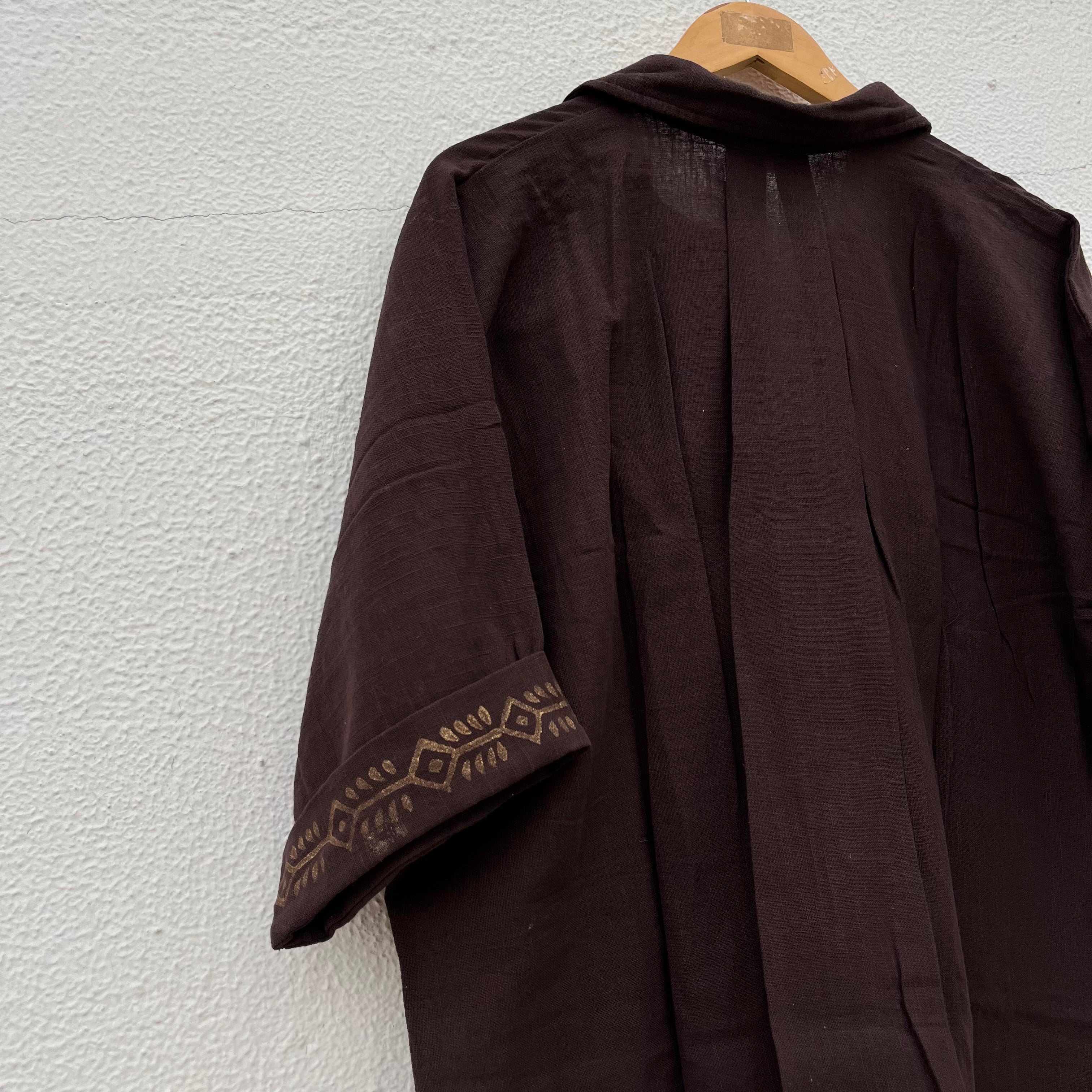 Rahgir Cotton Oversize Shirt 2.0 - Brown