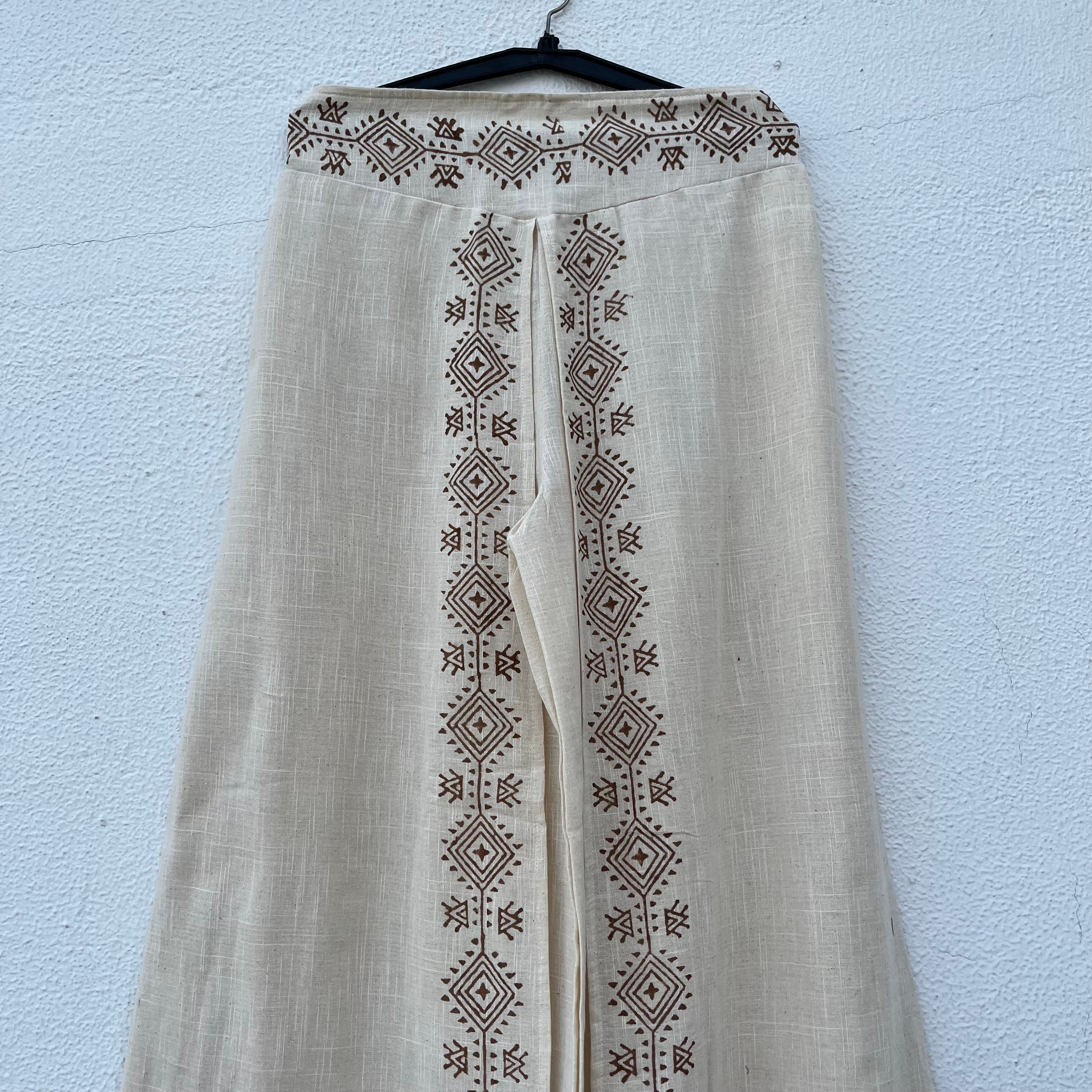 Mastani Cotton Pant- Ivory