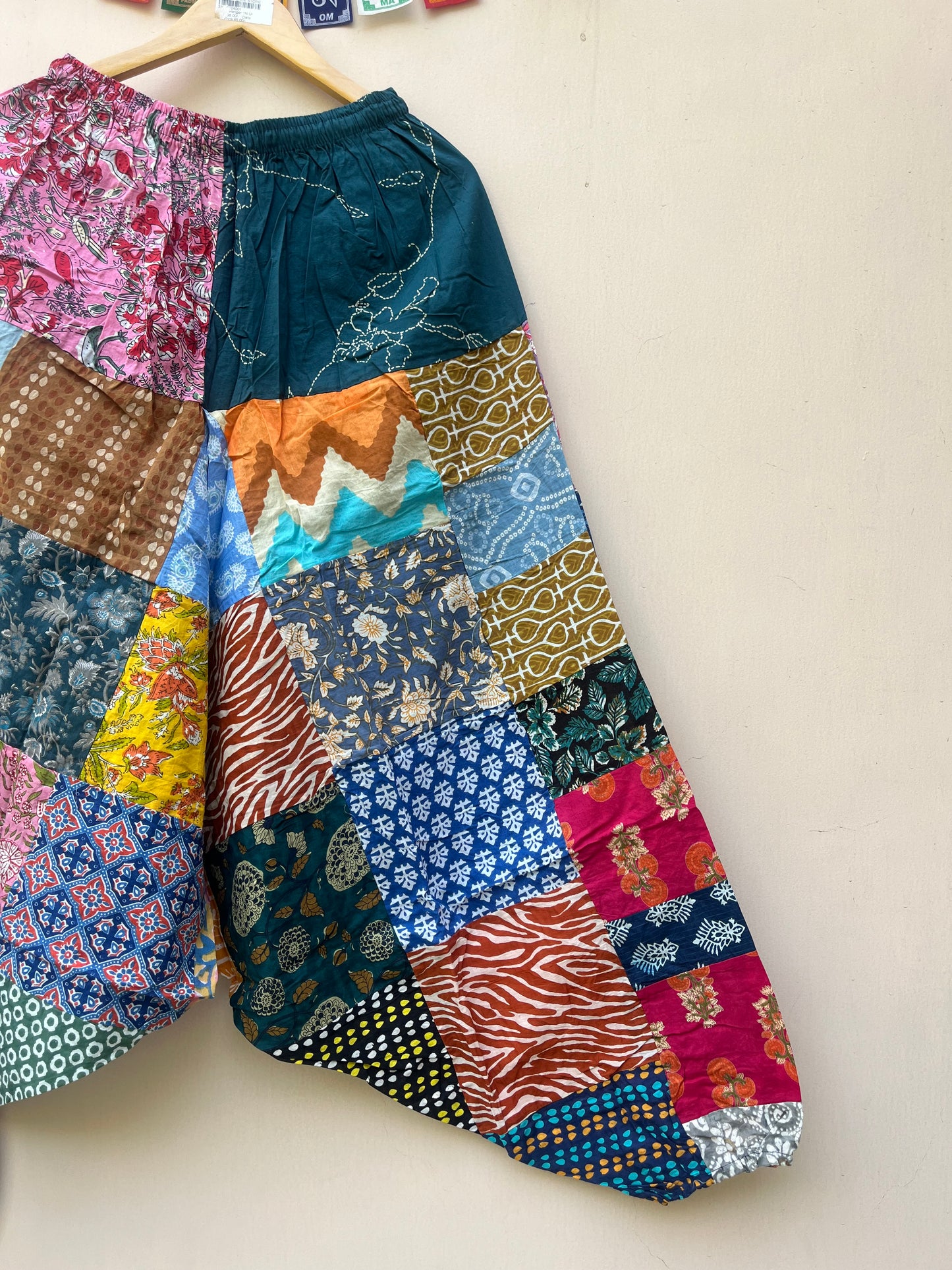 Patchwork Harem Pant