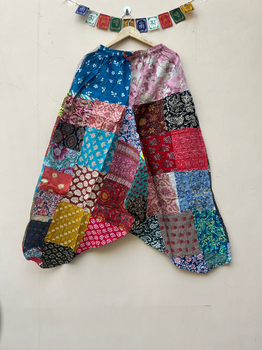 Patchwork Harem Pant