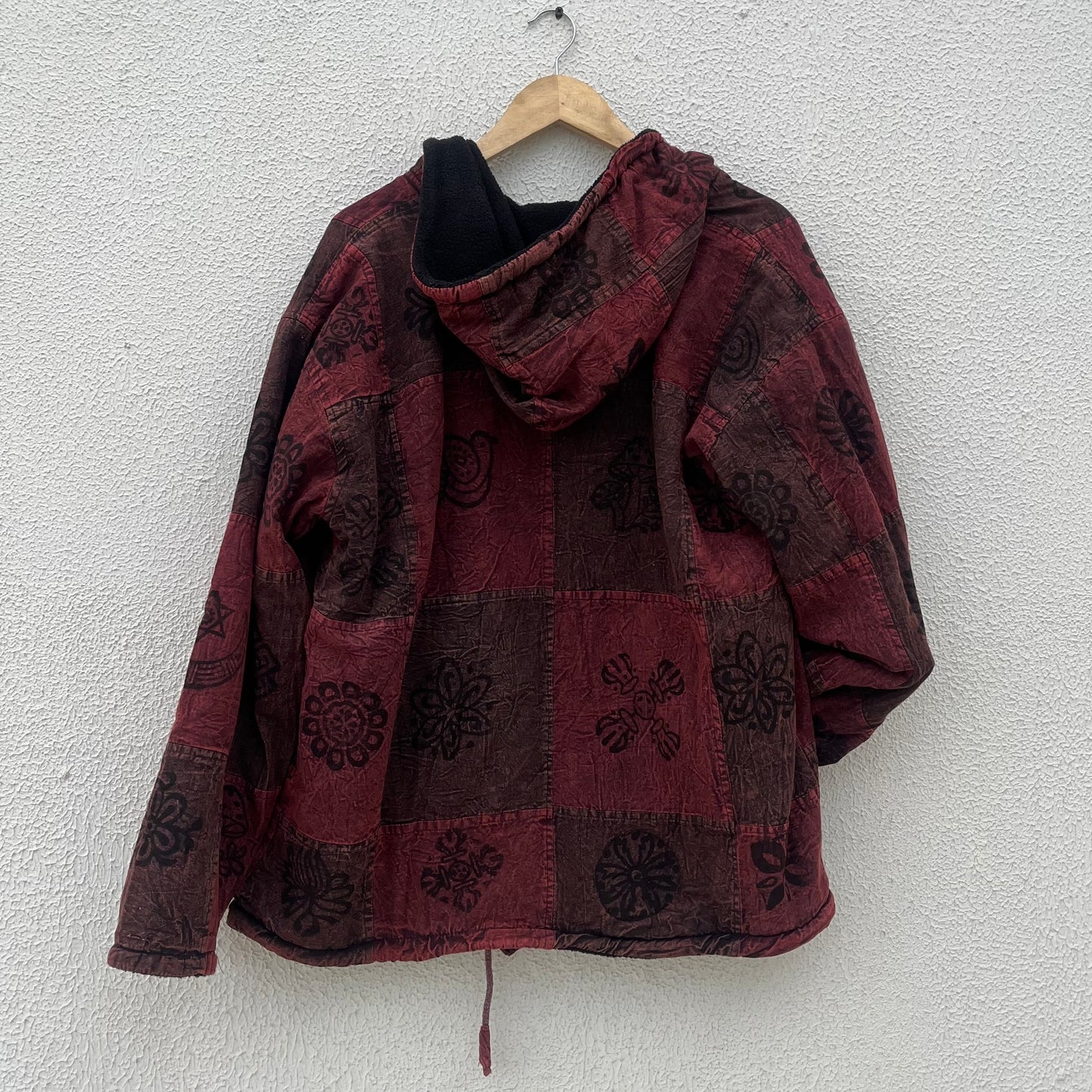 Pahadi Nepali Jacket - Vintage Wine