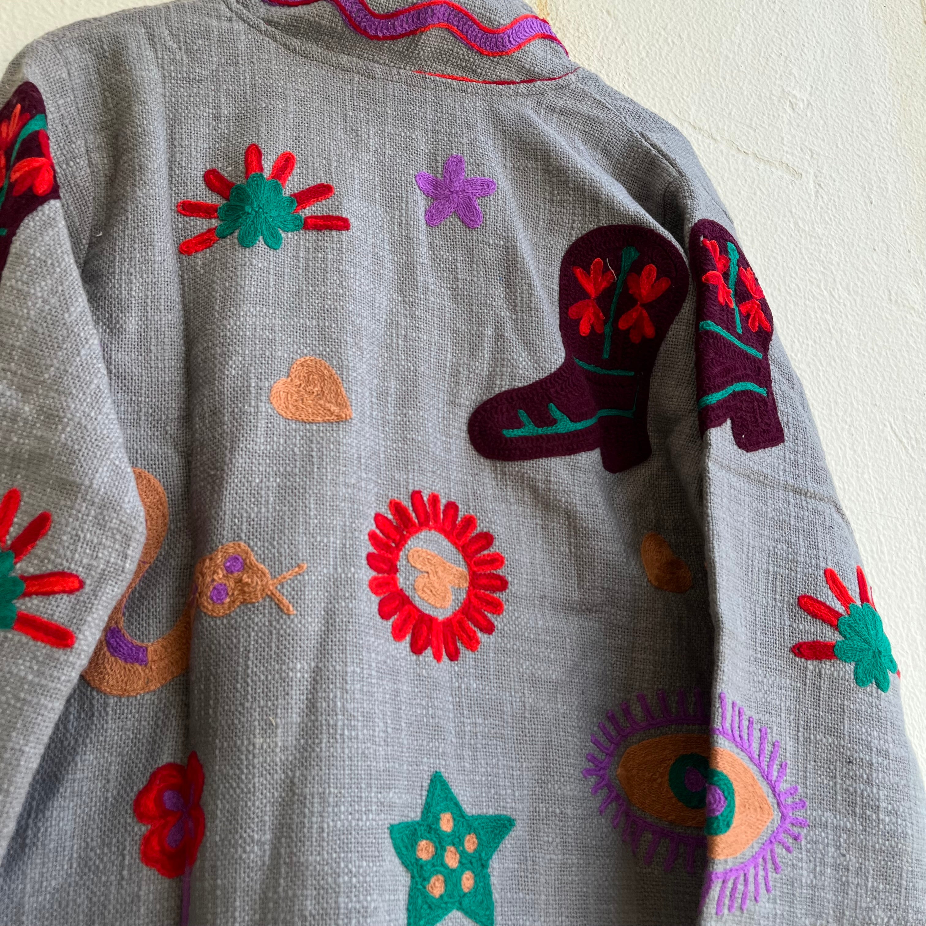 Jaipuri Thread Cotton Jacket