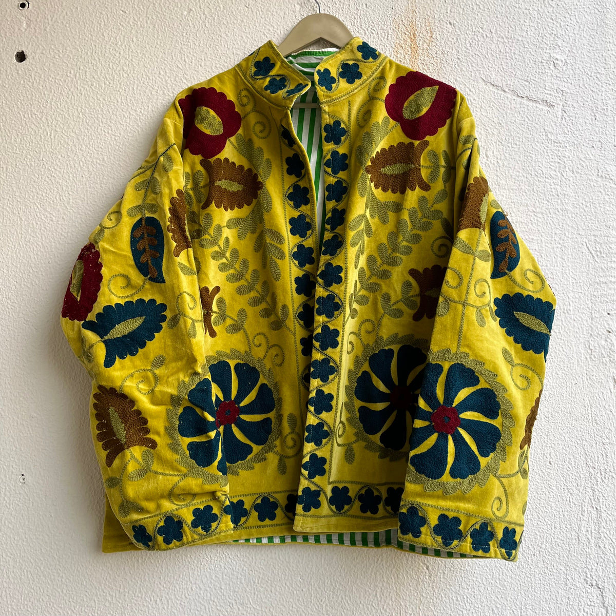 Jaipuri Thread Velvet Jacket