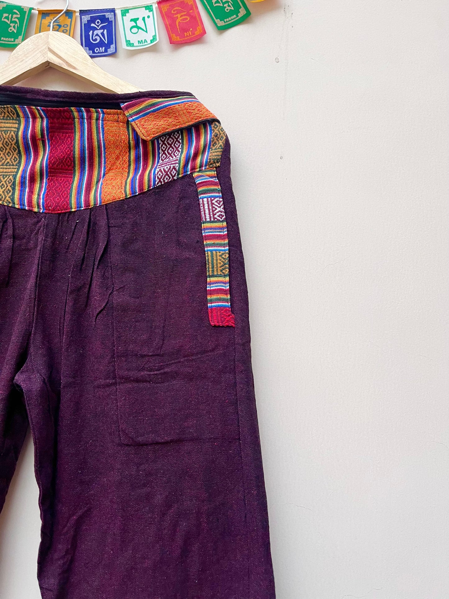 Nepali Pants - Maroon