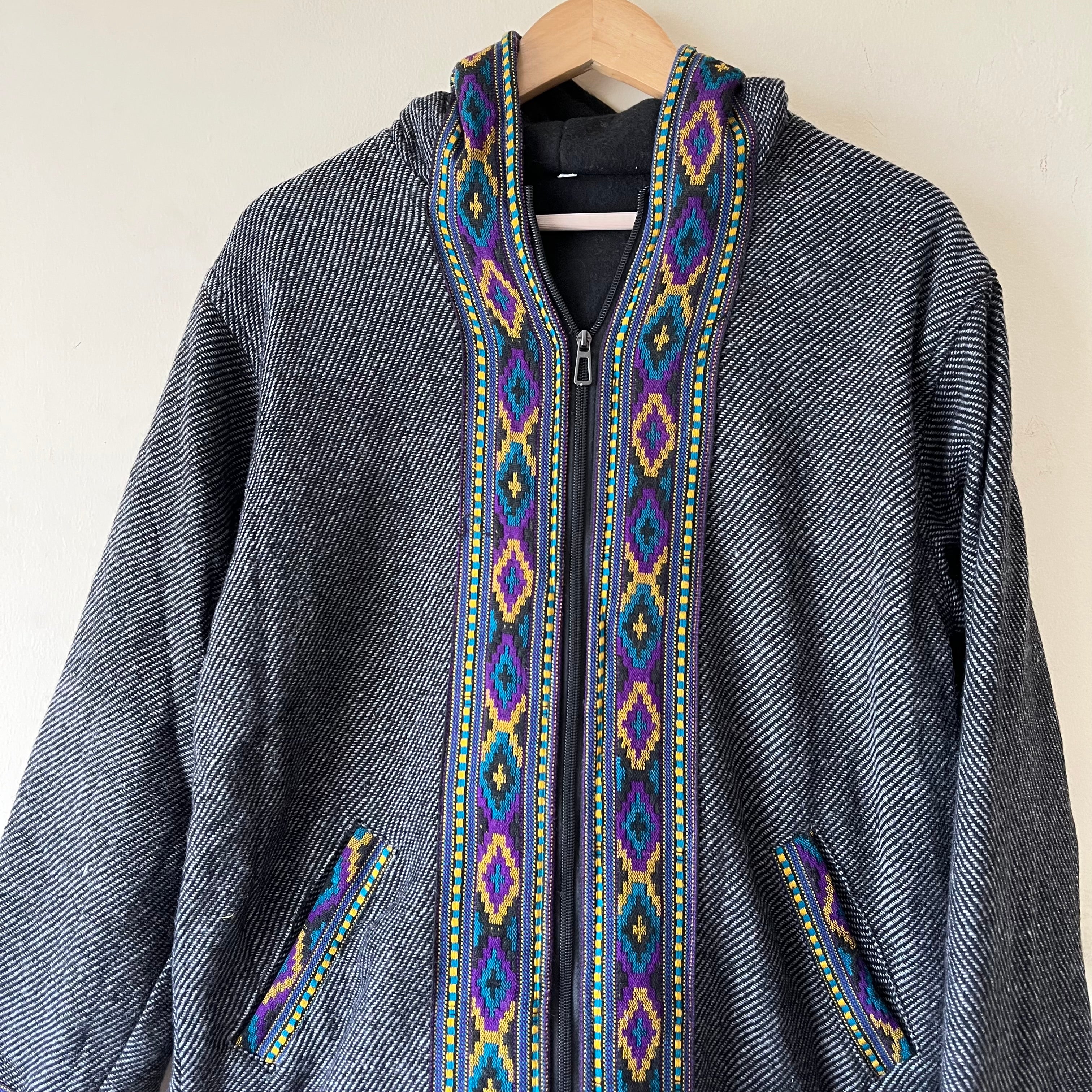 Himachali Jacket Black - Size M