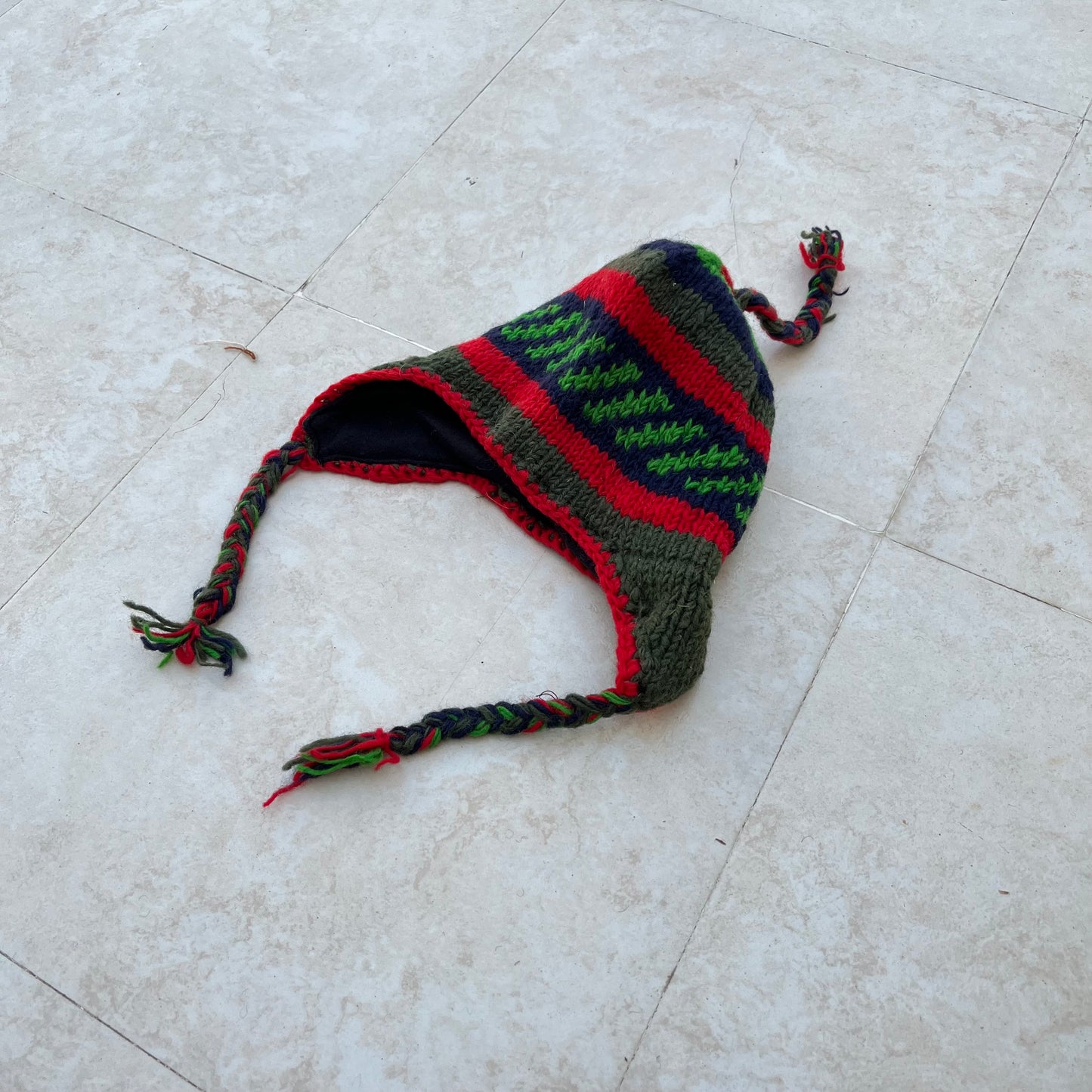 Winter Cap with braids