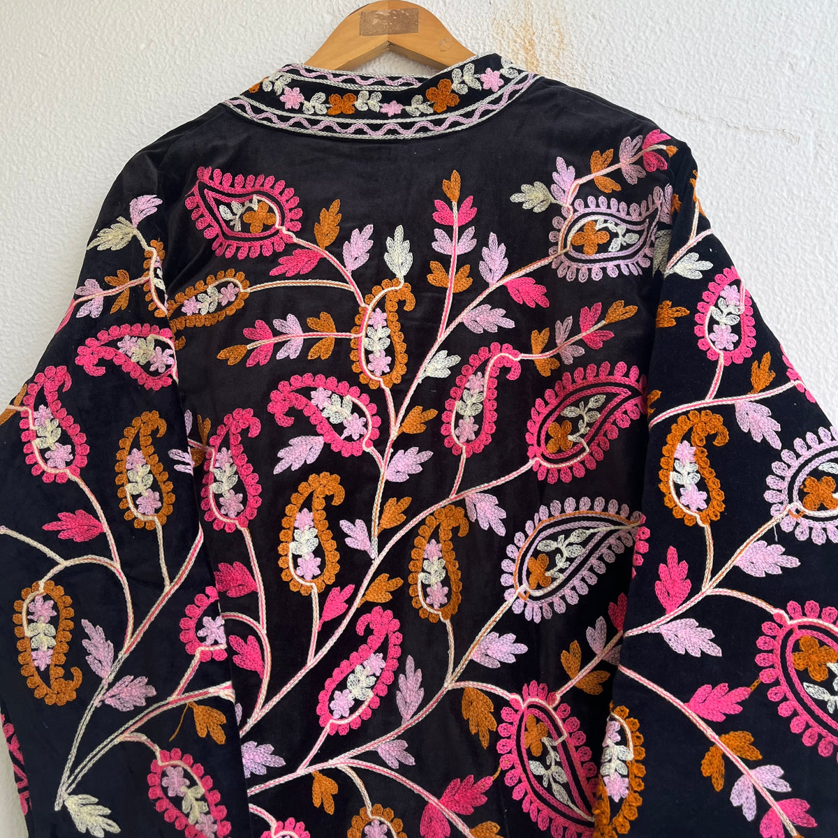 Jaipuri Thread Velvet Jacket