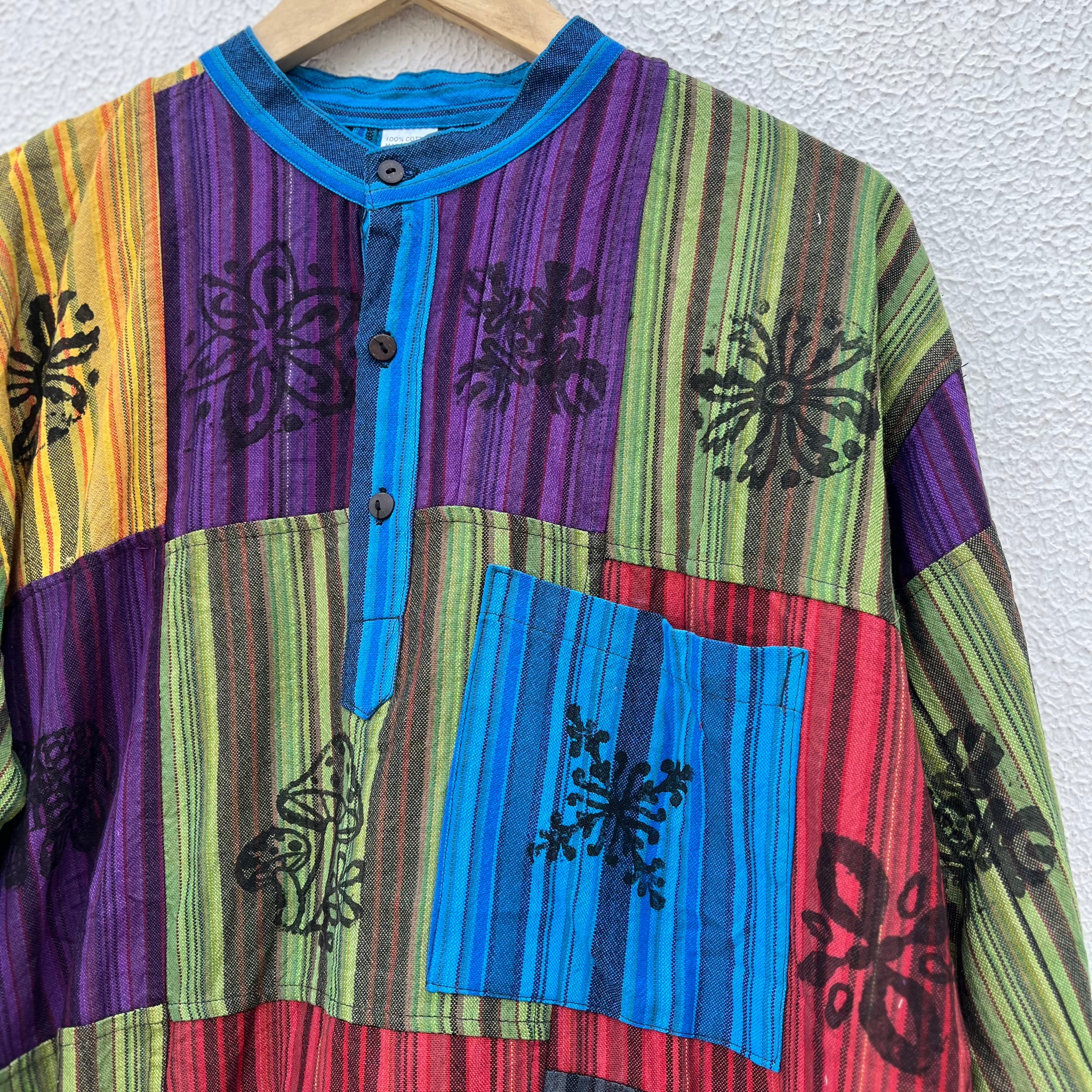 Nomad Patchwork Kurta - Multicolour