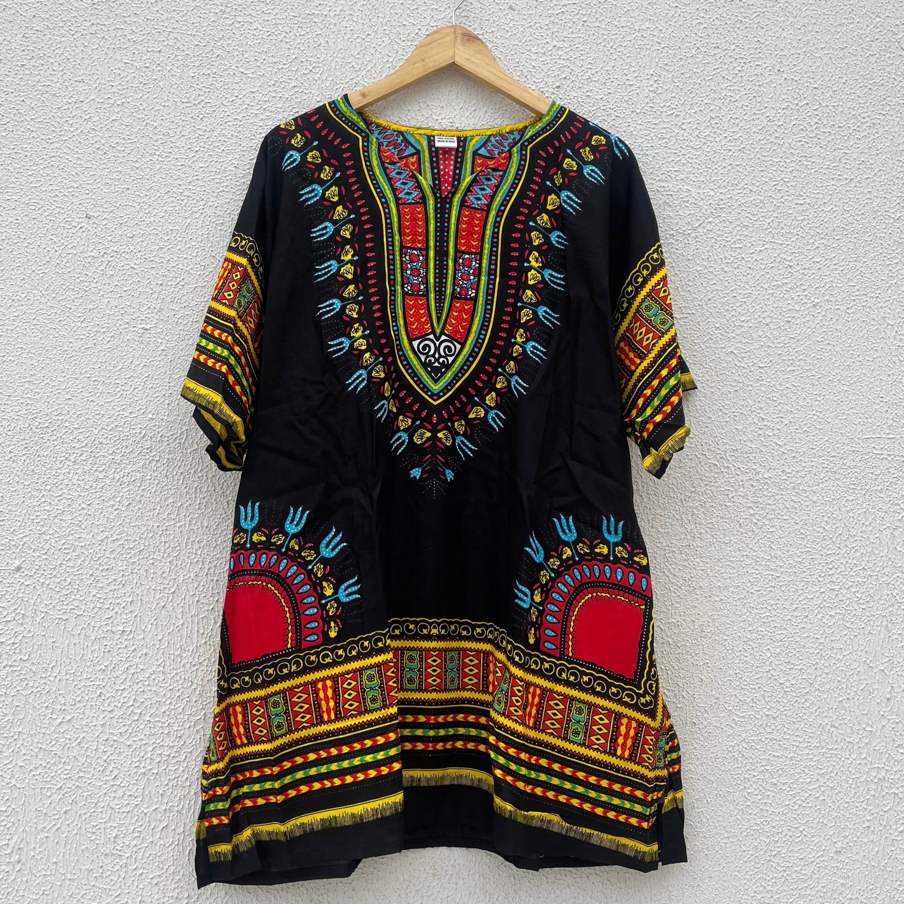 Dashiki Shirt- Black