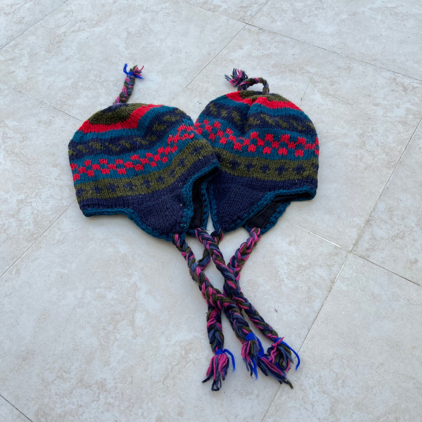 Winter Cap with braids