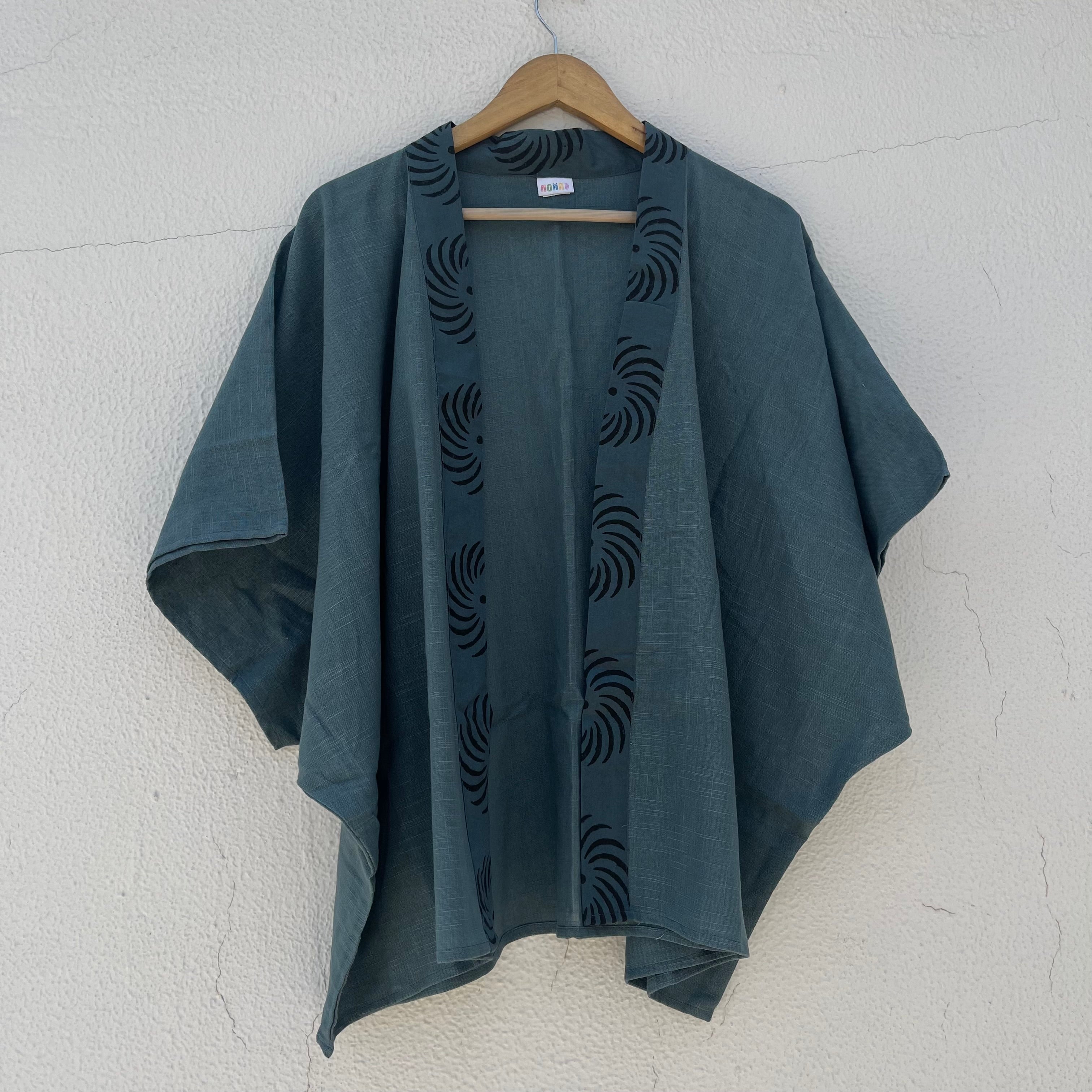 Arika Cotton Shrug- Teal Blue