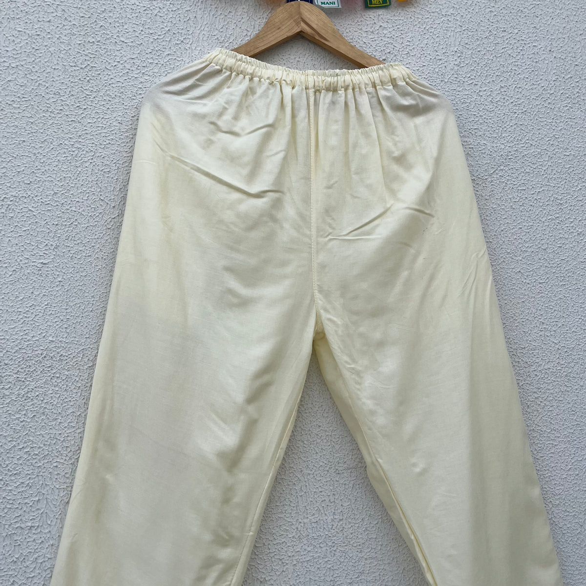 7 Chakra Pants - Cream (Multicolour)