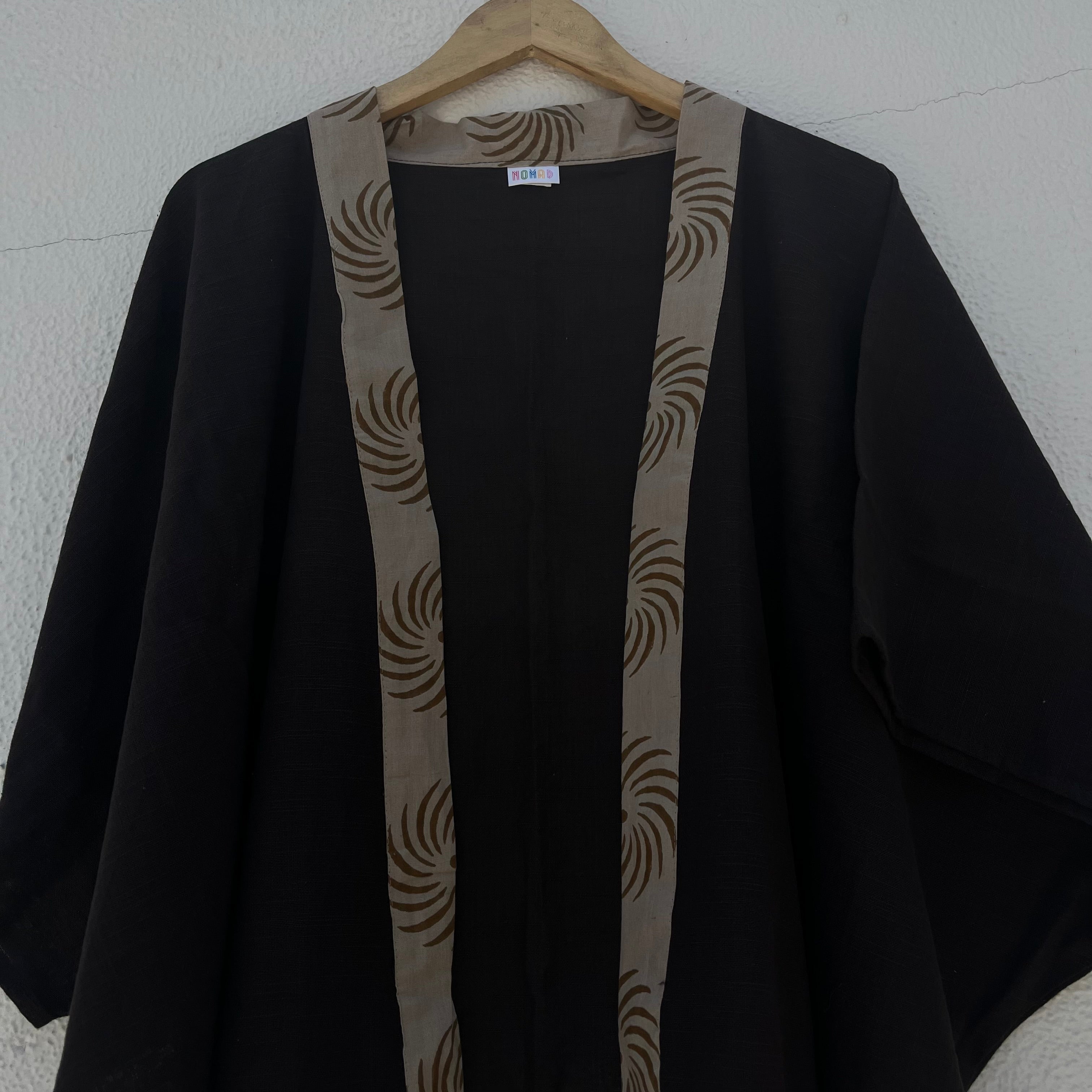 Arika Cotton Shrug- Brown