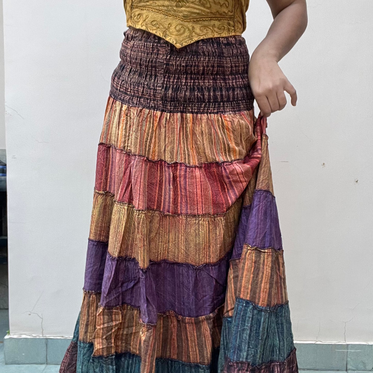 Boho Skirt - Rust