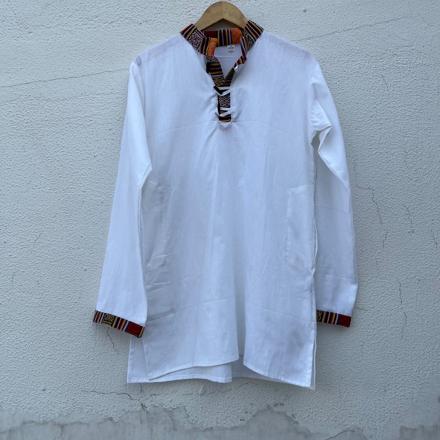 Nepali Kurta - White