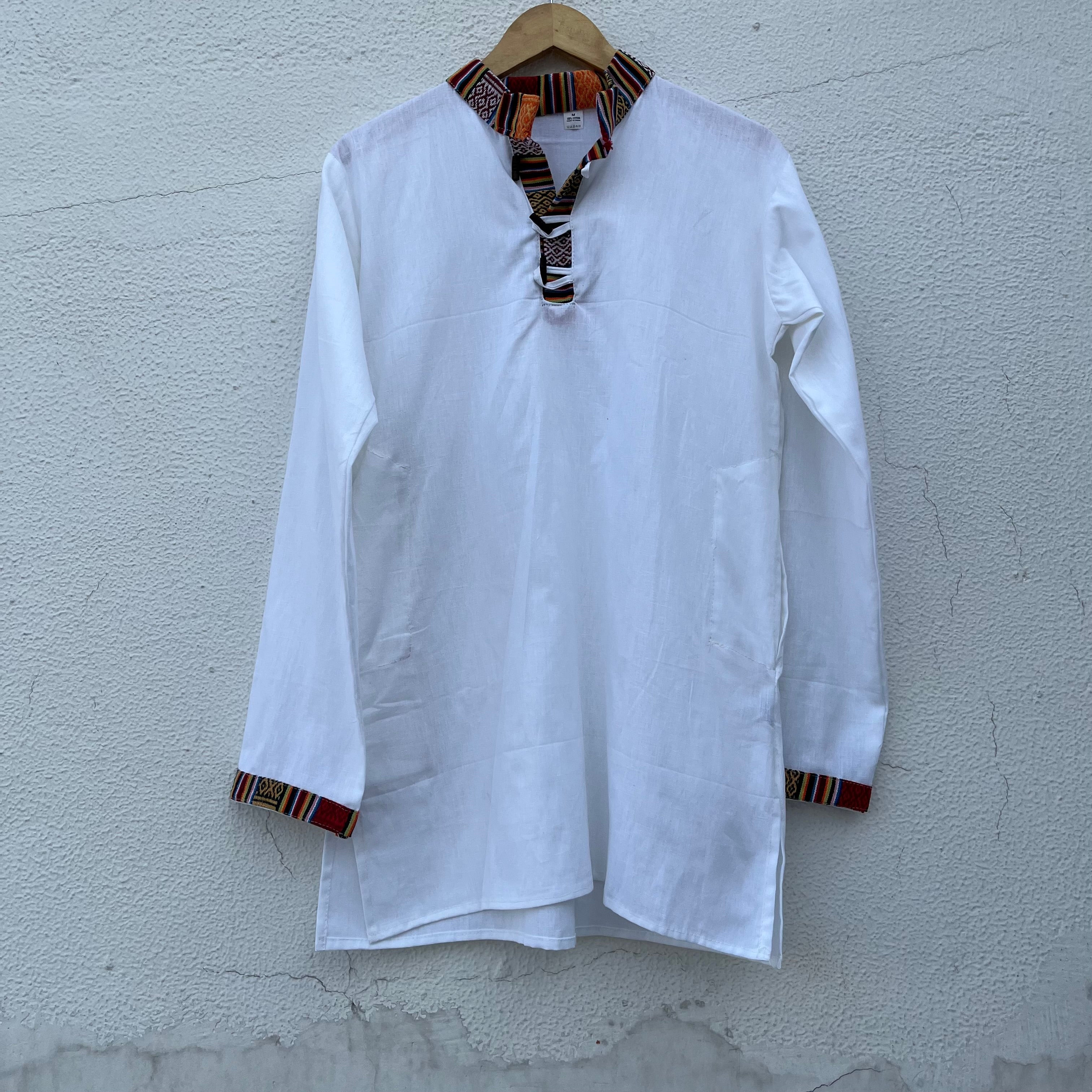 Nepali Kurta - White