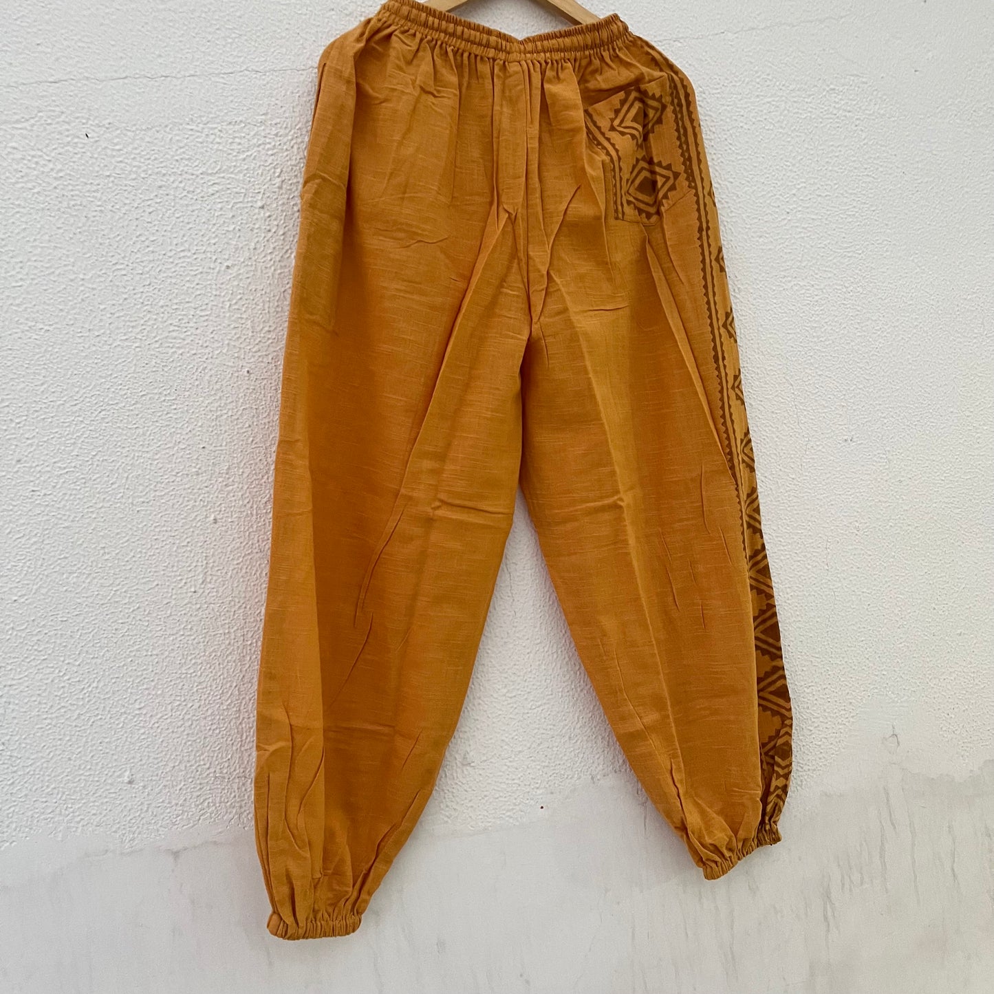 Moksha Cotton Pant- Mustard