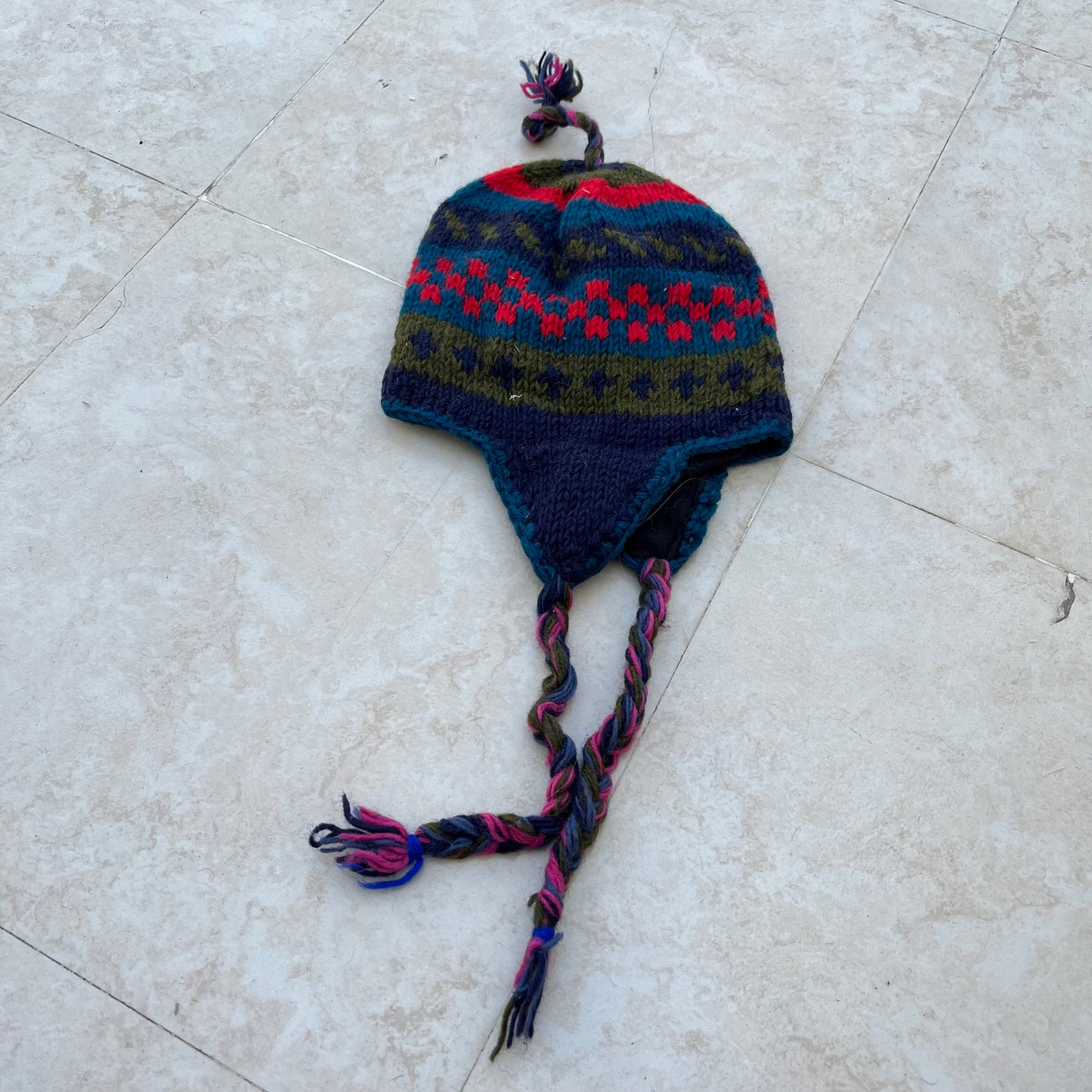 Winter Cap with braids