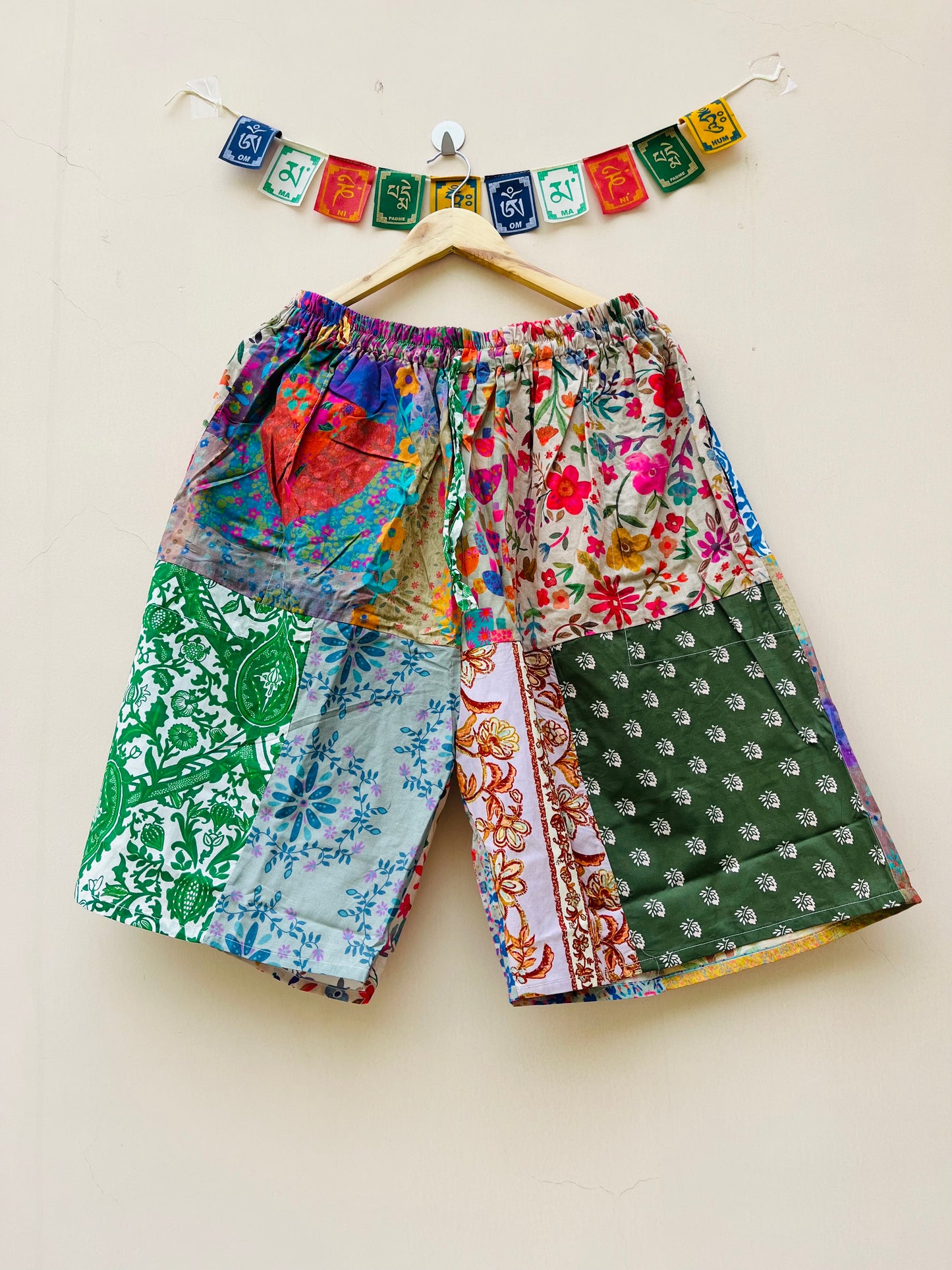 Baggy Patchwork Shorts