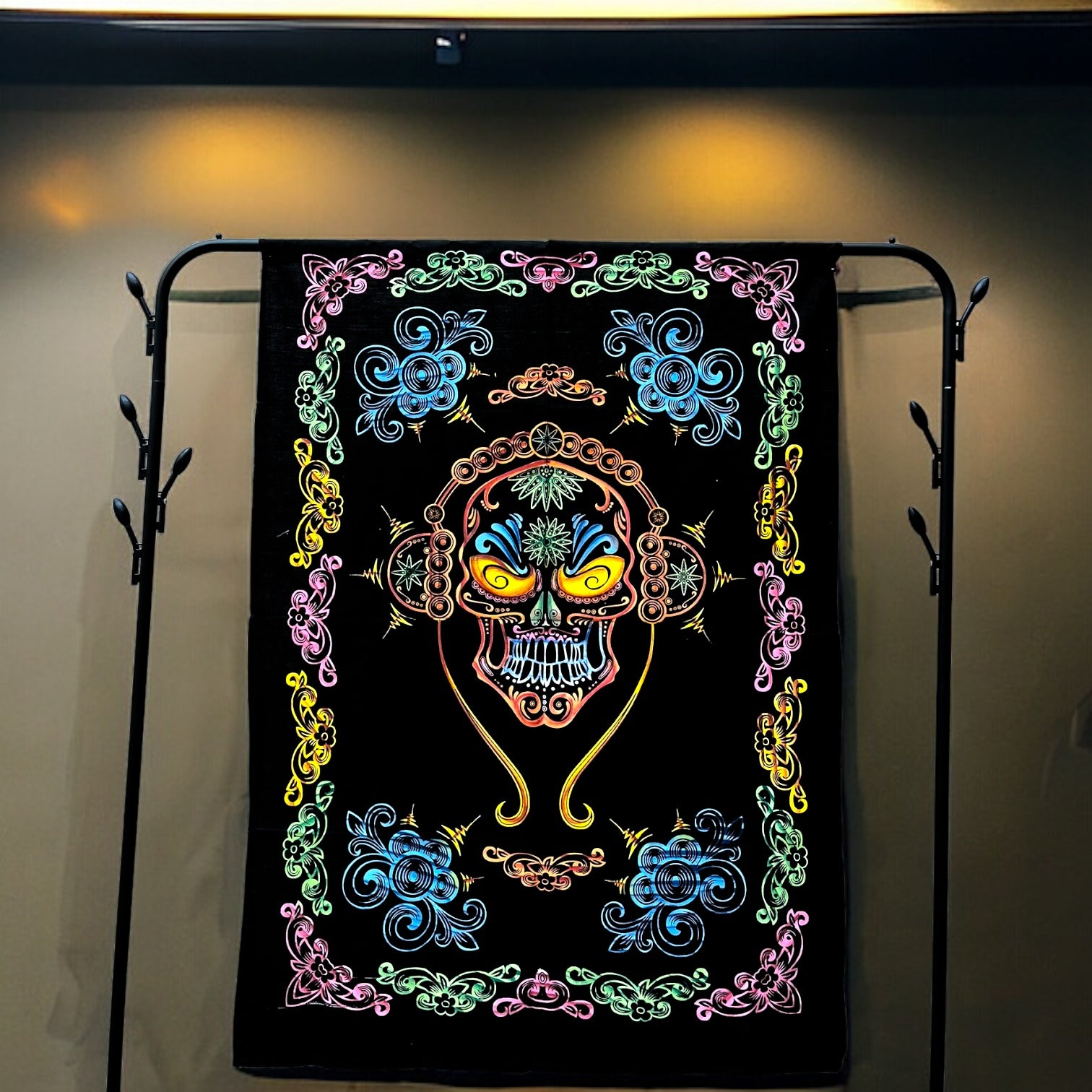 Skull Mystery Wall Tapestry