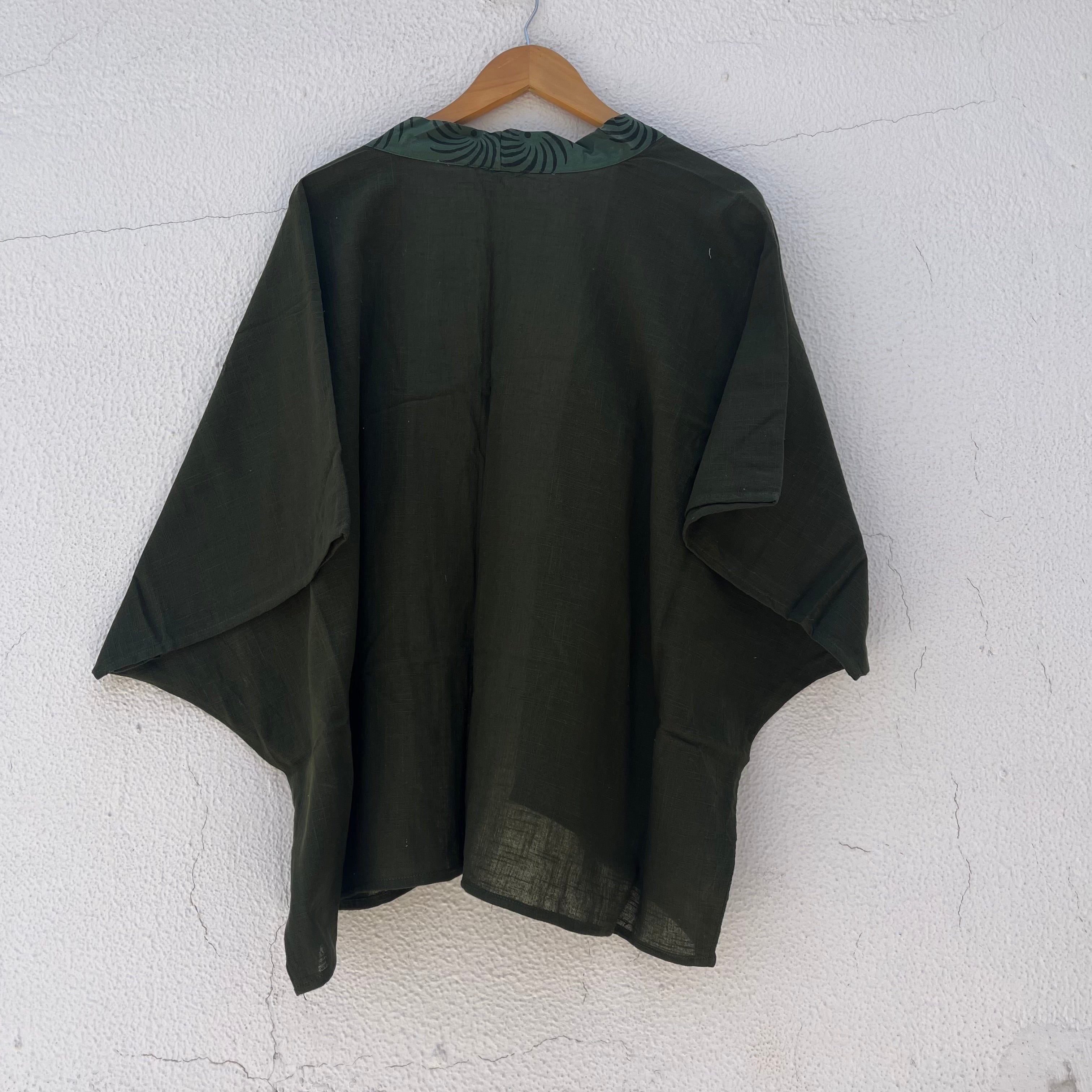 Arika Cotton Shrug- Forest