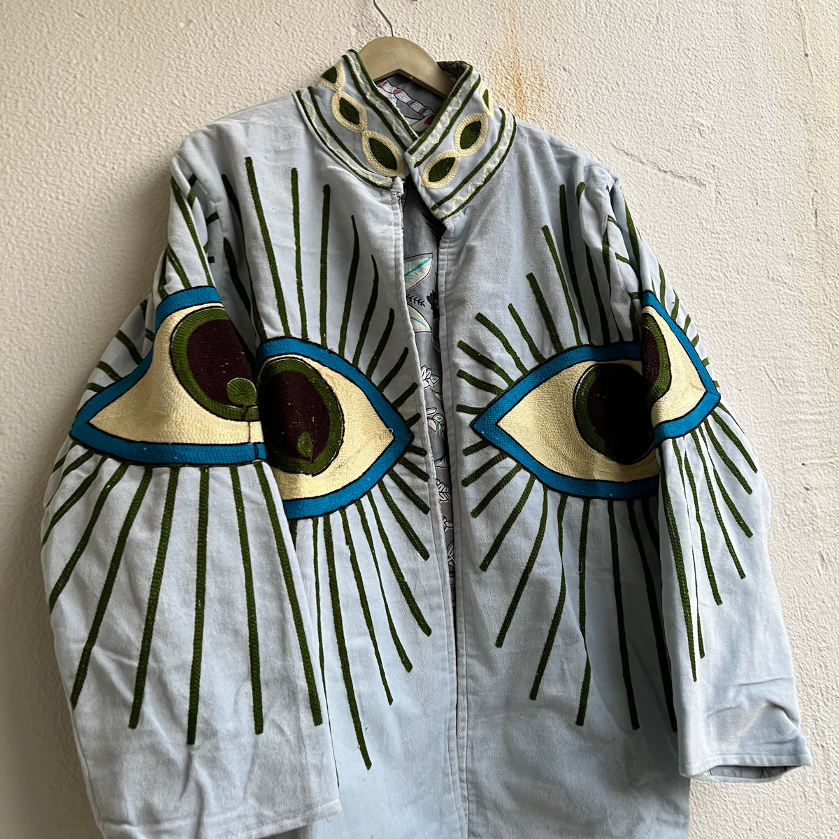 Jaipuri Thread Velvet Jacket