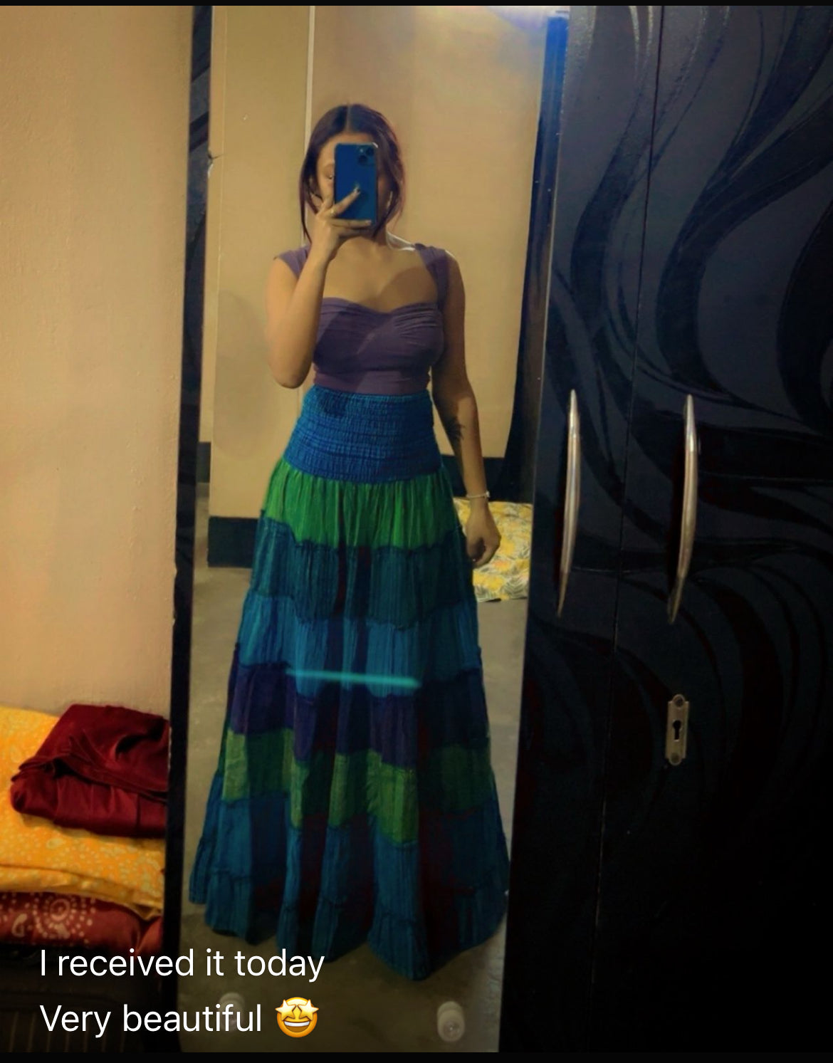 Boho Skirt - Sea