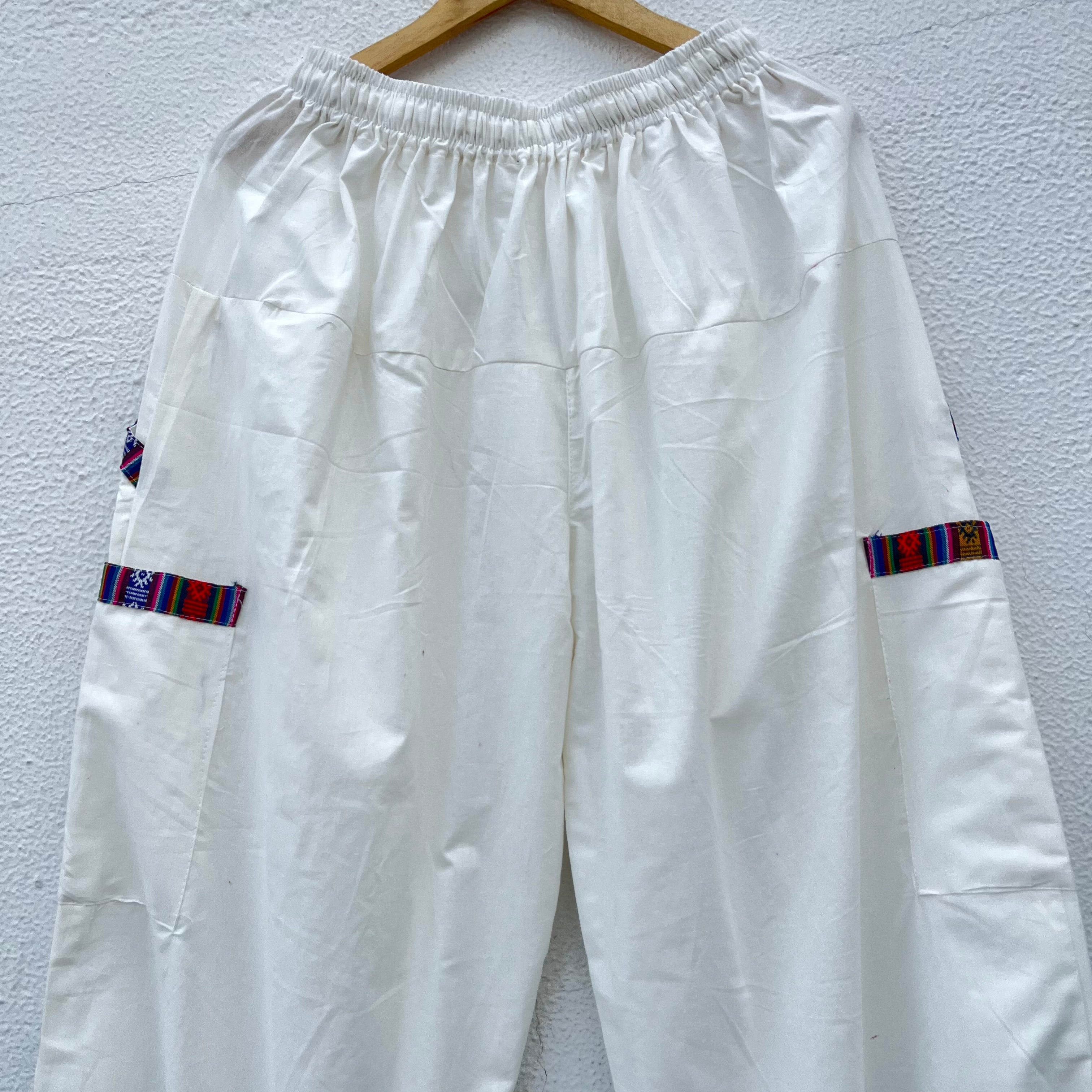 Pahadi Baggy Pants - White