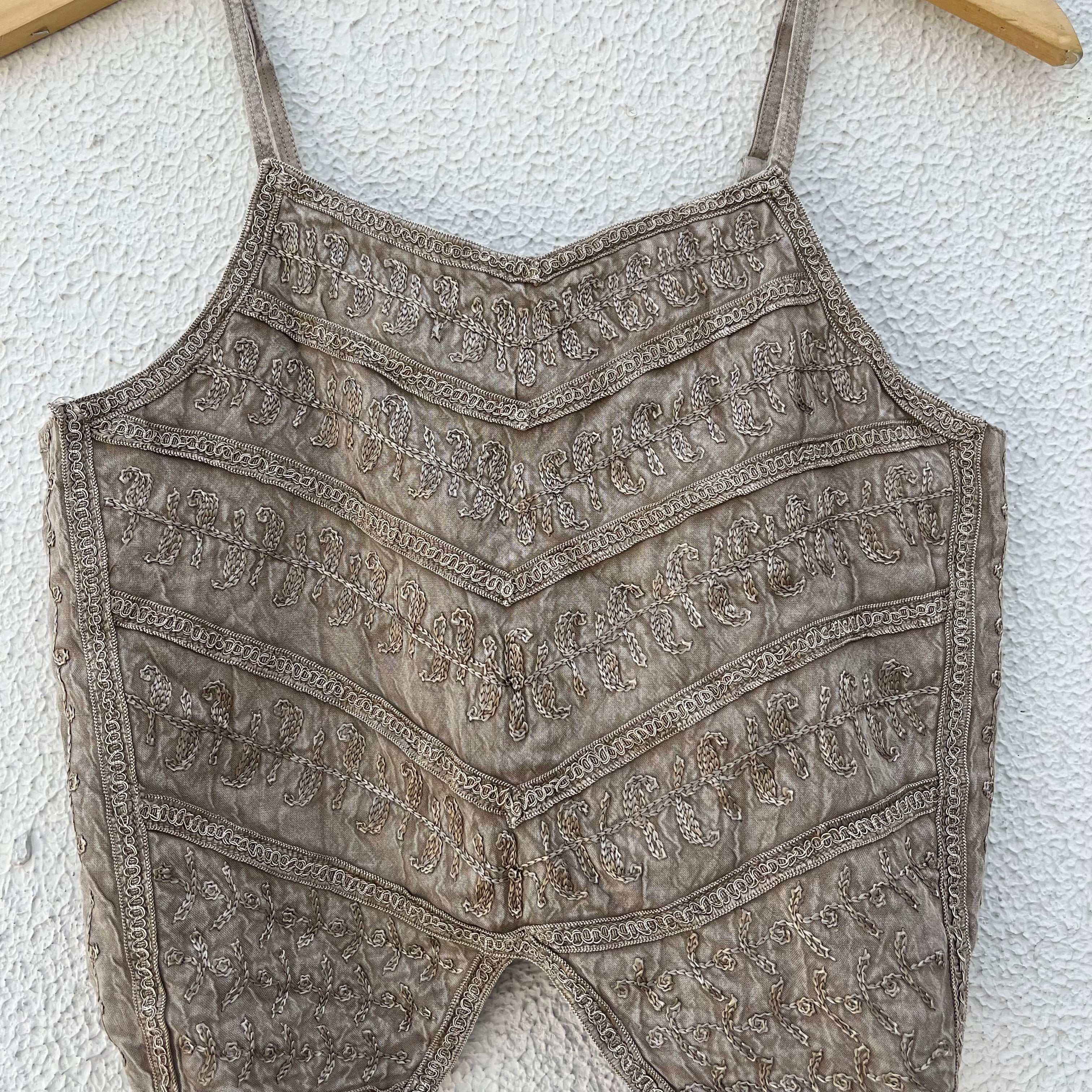 Parvati Thread Top - Beige
