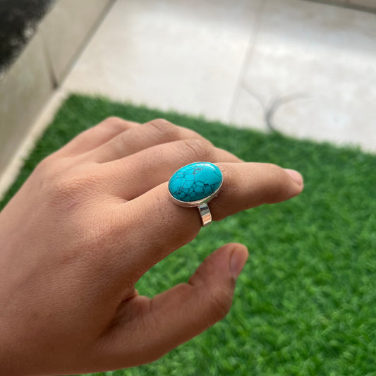 Green Onyx Adjustable Ring