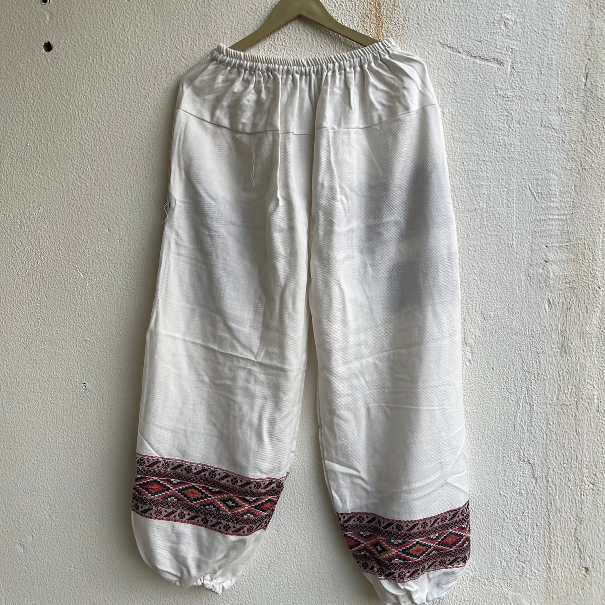 Woollen Pahadi Kullu Pants- Cream