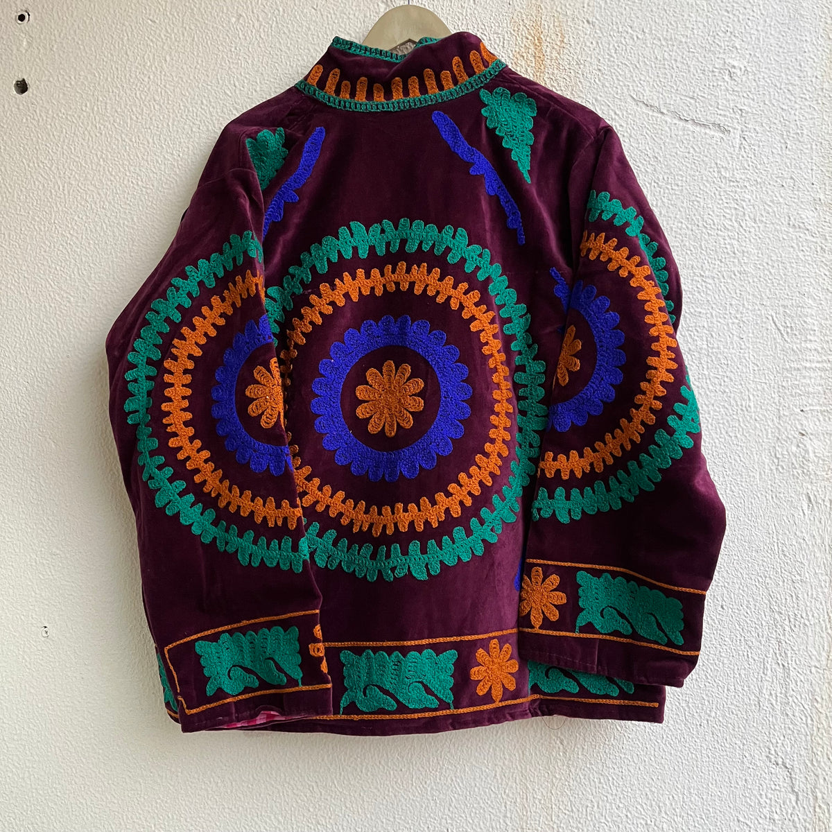 Jaipuri Thread Velvet Jacket