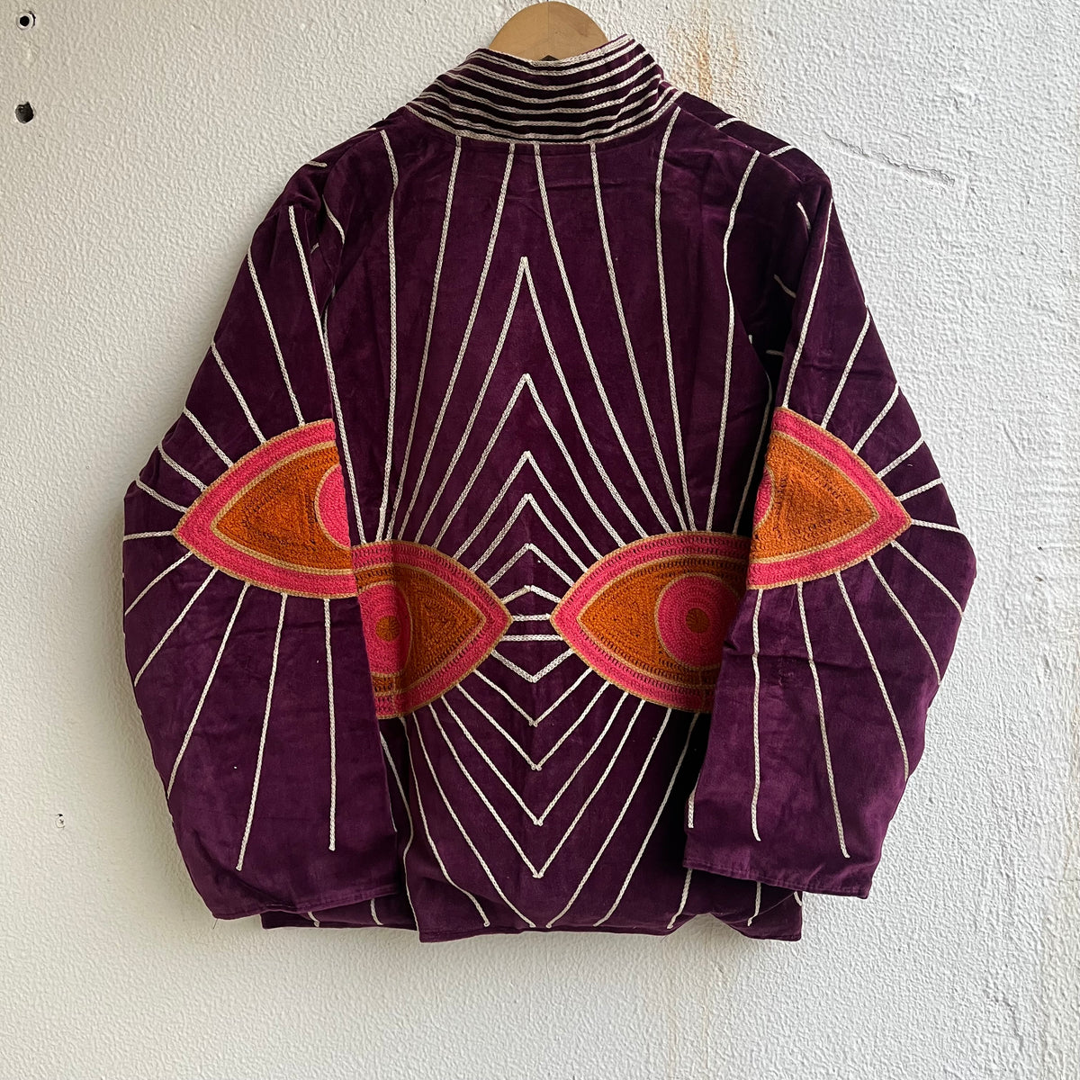 Jaipuri Thread Velvet Jacket