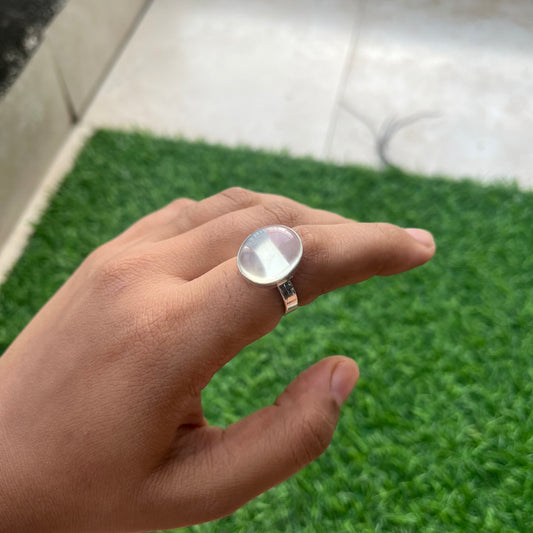 Moonstone Adjustable Ring