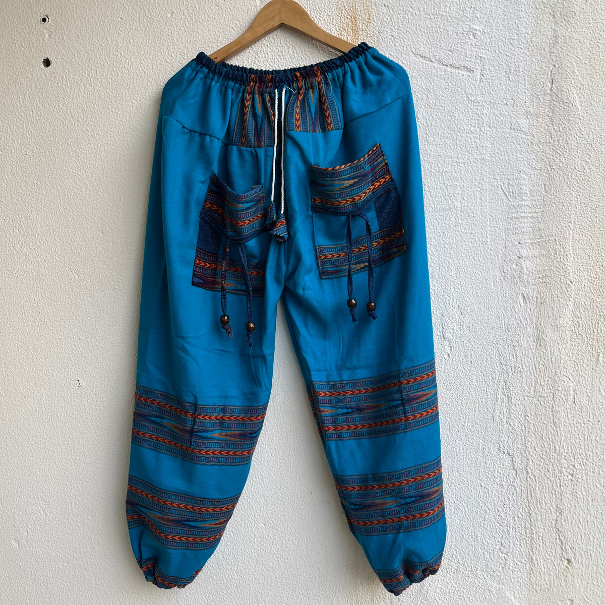 Woollen Kullu 3 Patti Pants- Sea