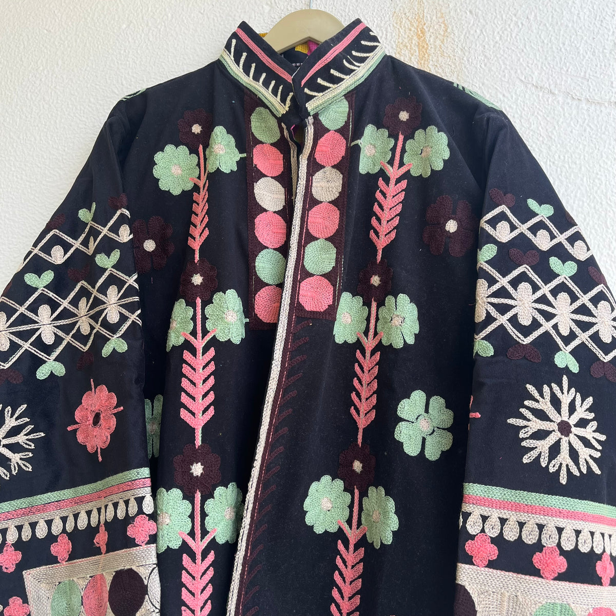 Jaipuri Thread Velvet Jacket