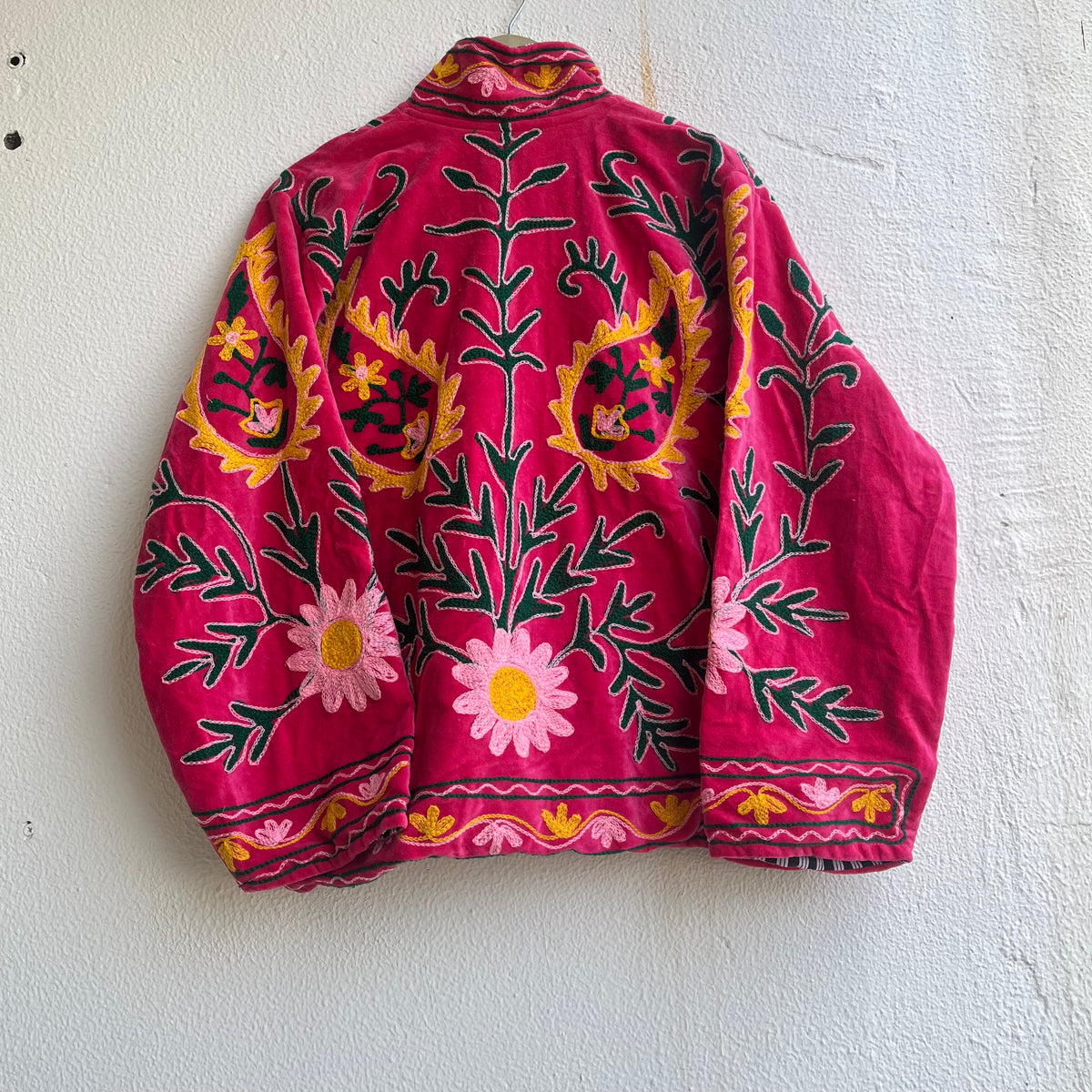 Jaipuri Thread Velvet Jacket