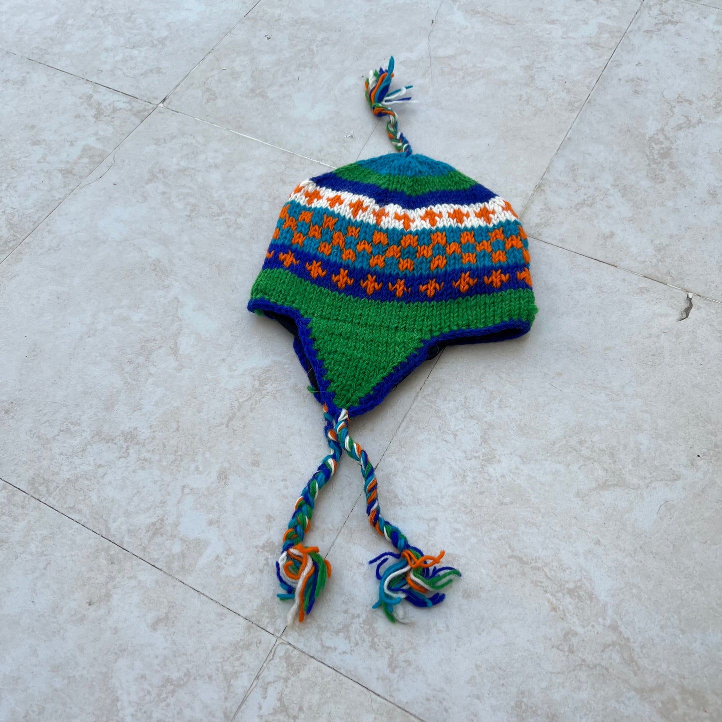 Winter Cap with braids