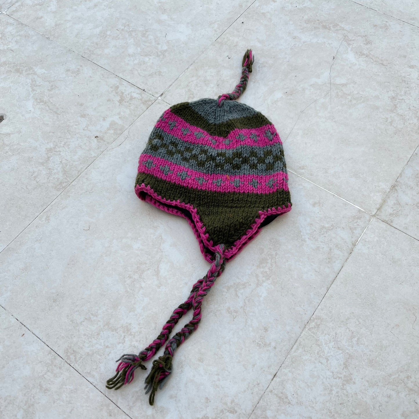 Winter Cap with braids